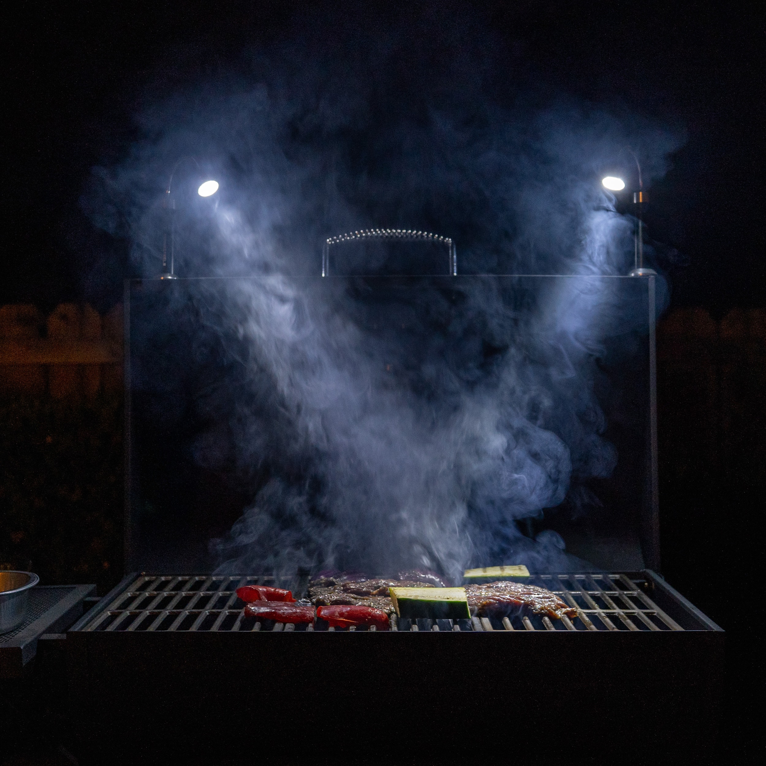 Permasteel Magnetic LED Flexible Gooseneck Grill Lights, Set of 2