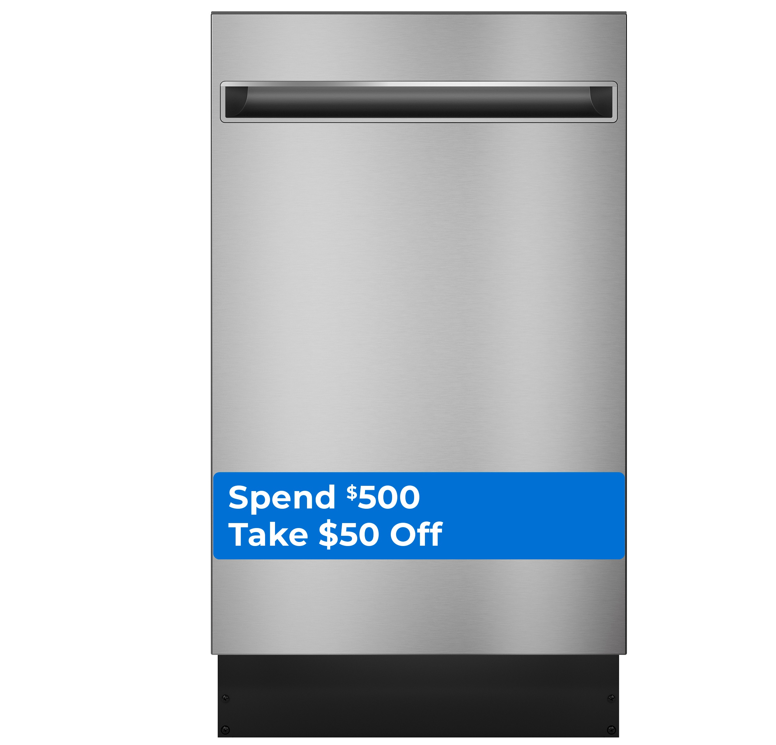 Haier Top Control 18-in Built-In Dishwasher (Stainless Steel 