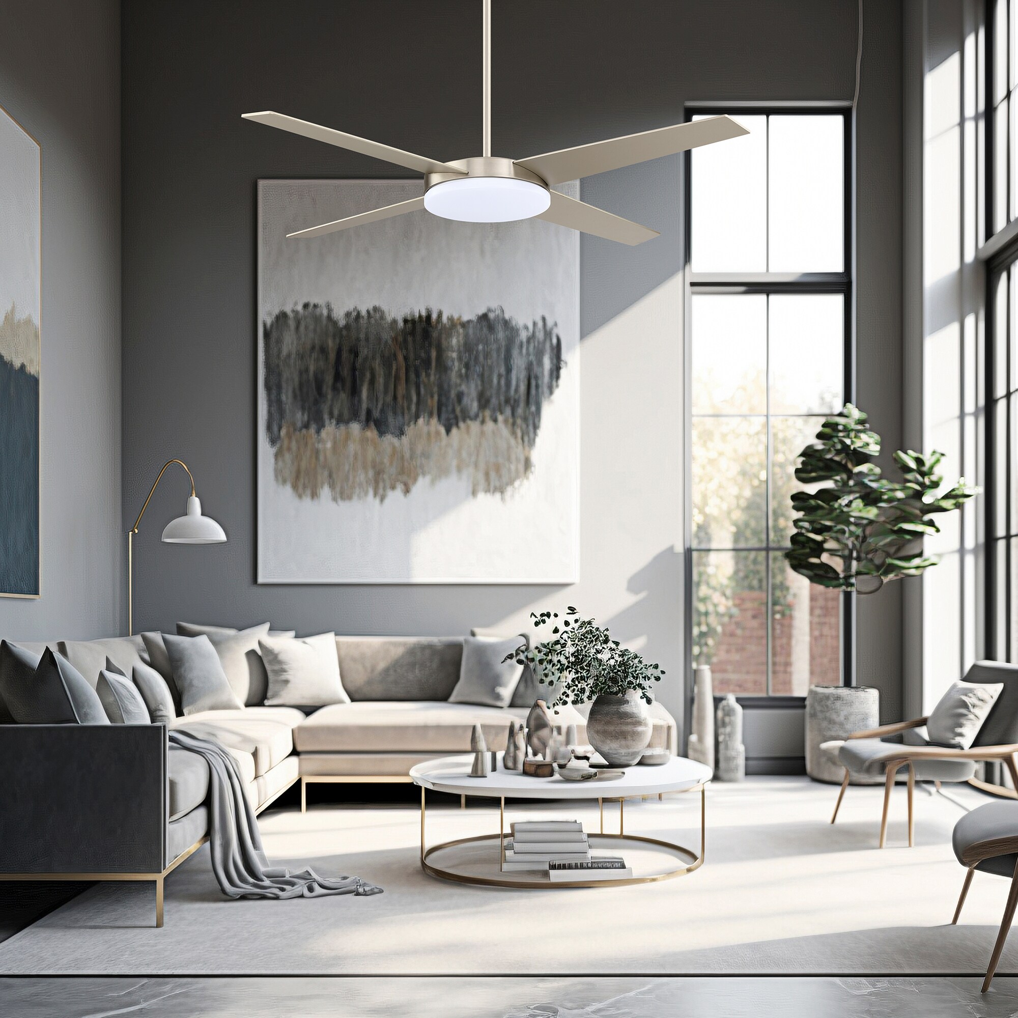 Kendal Lighting AC21352-SN Ceiling-Fans - View #9