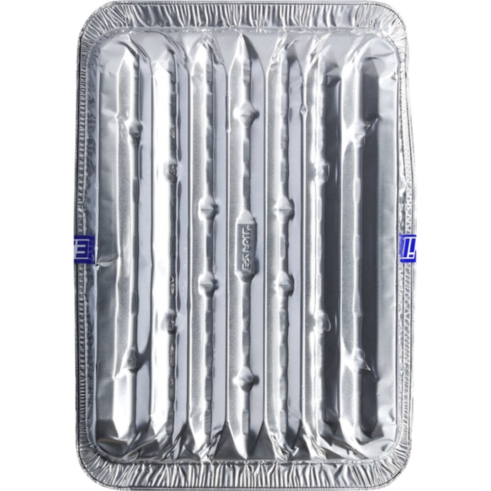 Hefty EZ Foil 8-1/2 in. W X 11-3/4 in. L Super Broiler Pan Silver