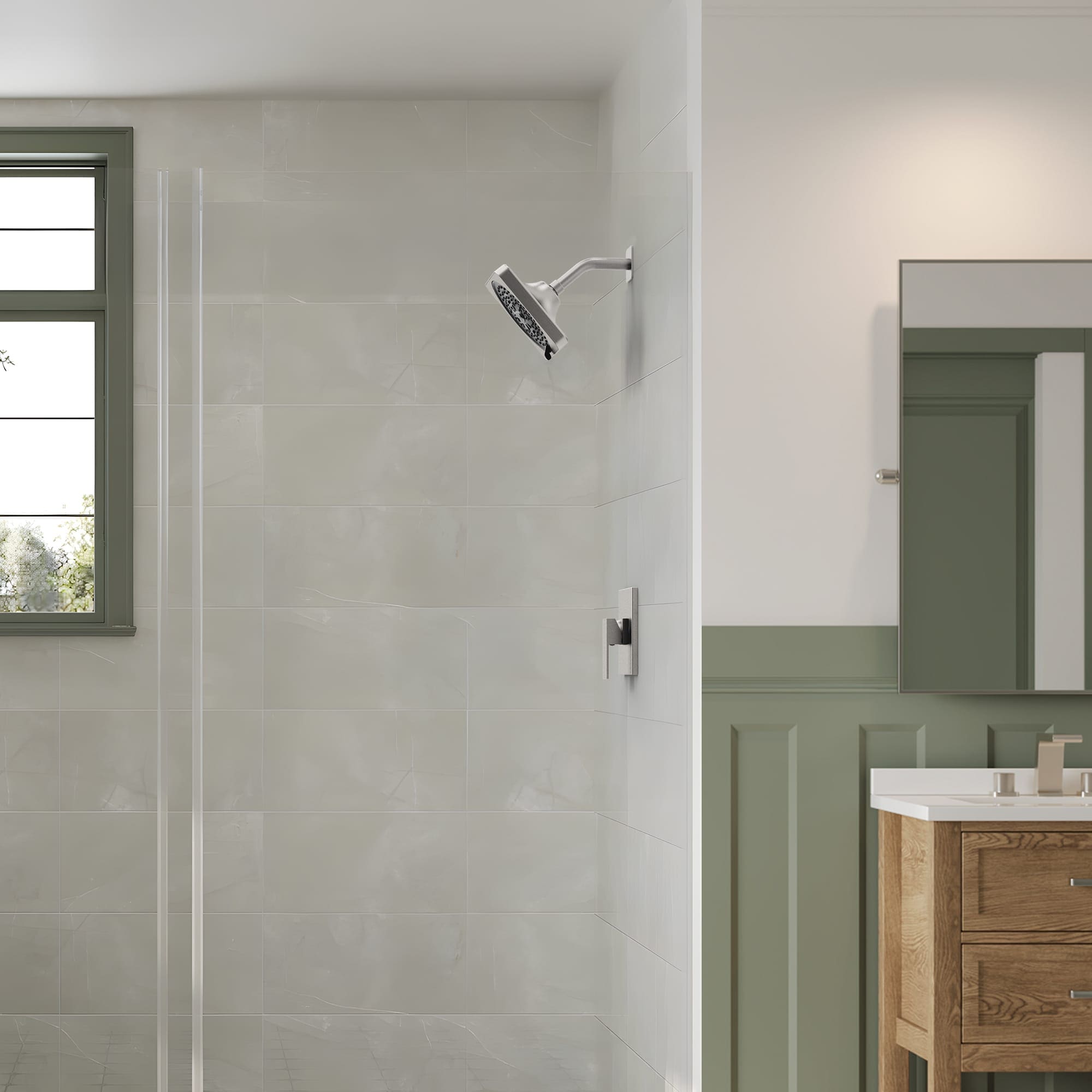 EVERSTEIN SFS-1130-NK Showerhead-Bar-Panels - View #3
