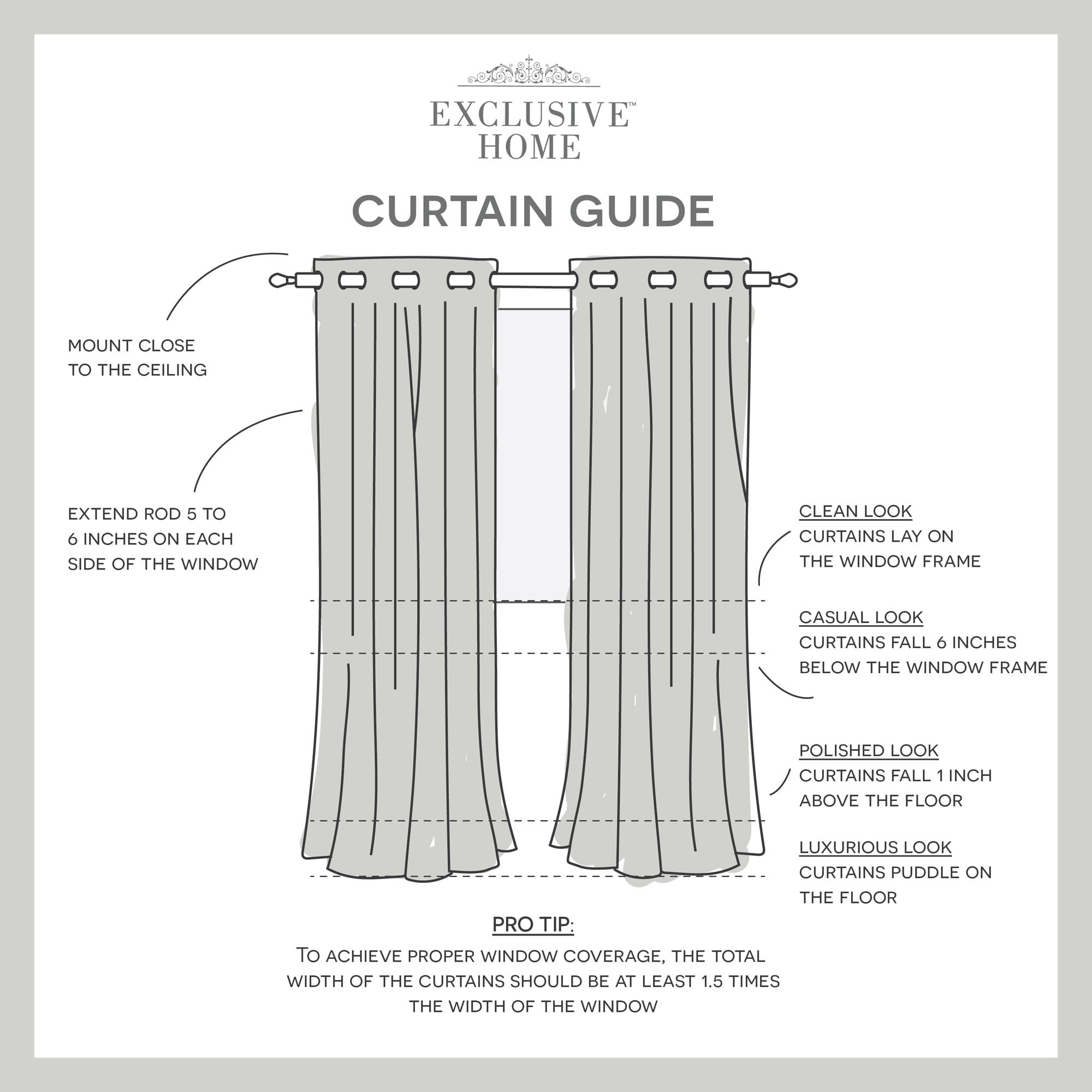 Exclusive Home EH8136-03 2-63G curtains - View #6