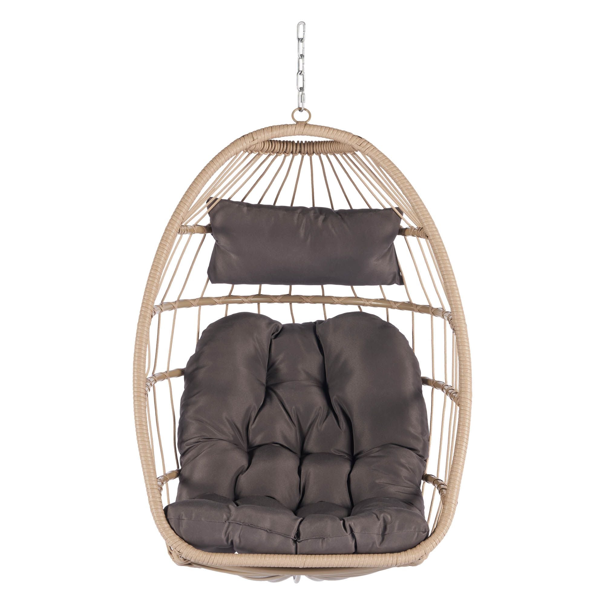 SANSTAR LRS-152BDG Wicker Hammock Chair Drak Gray Woven Hammock chair