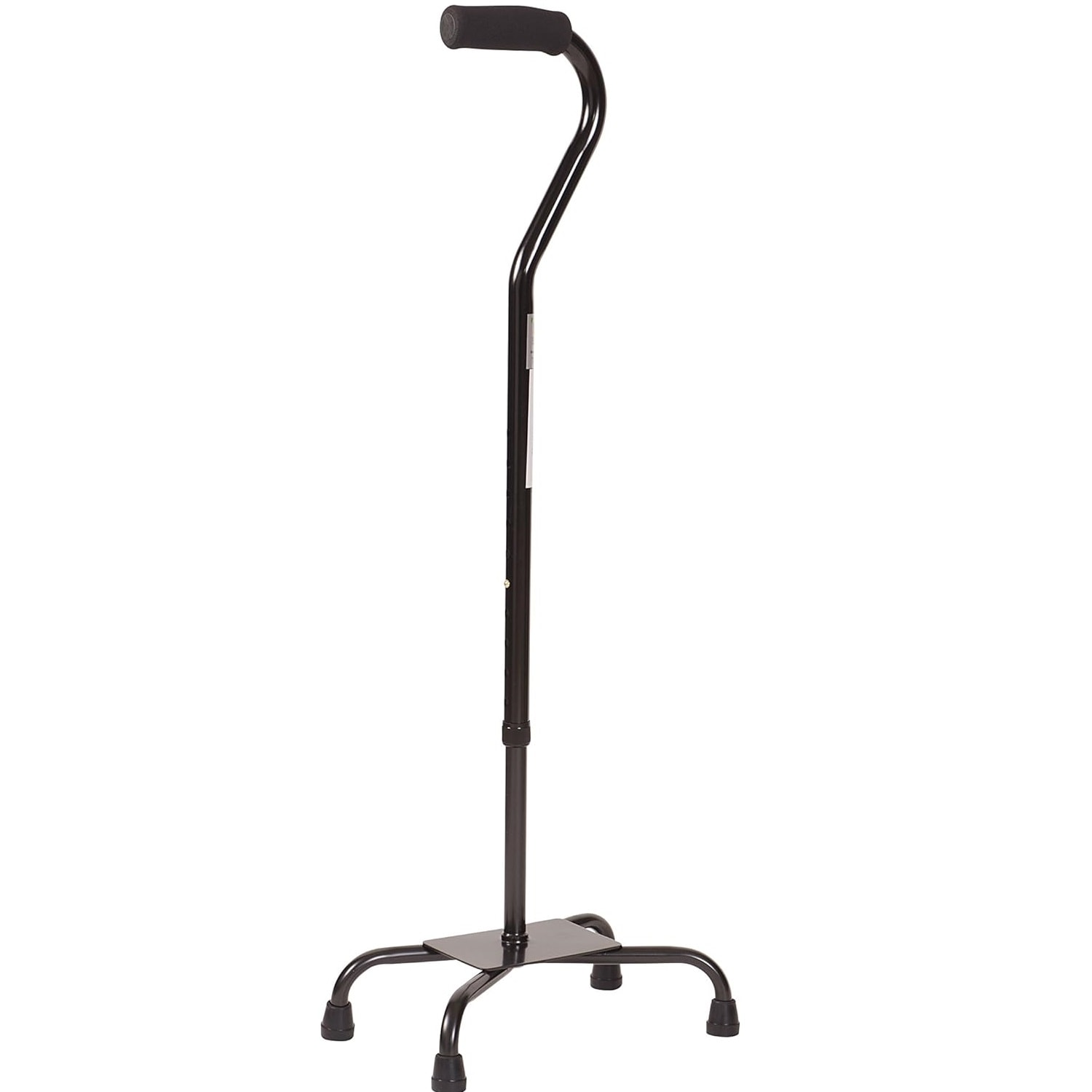 HealthSmart 502-1334-0200 38-Inches Adjustable Height Quad Medical Walking Cane