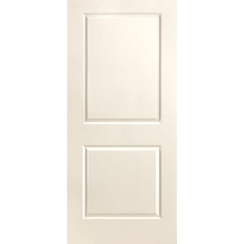 Masonite 1315982 Traditional 36-in x 80-in Moonglow 2-panel square Smooth Solid core Prefinished Molded composite Slab Door