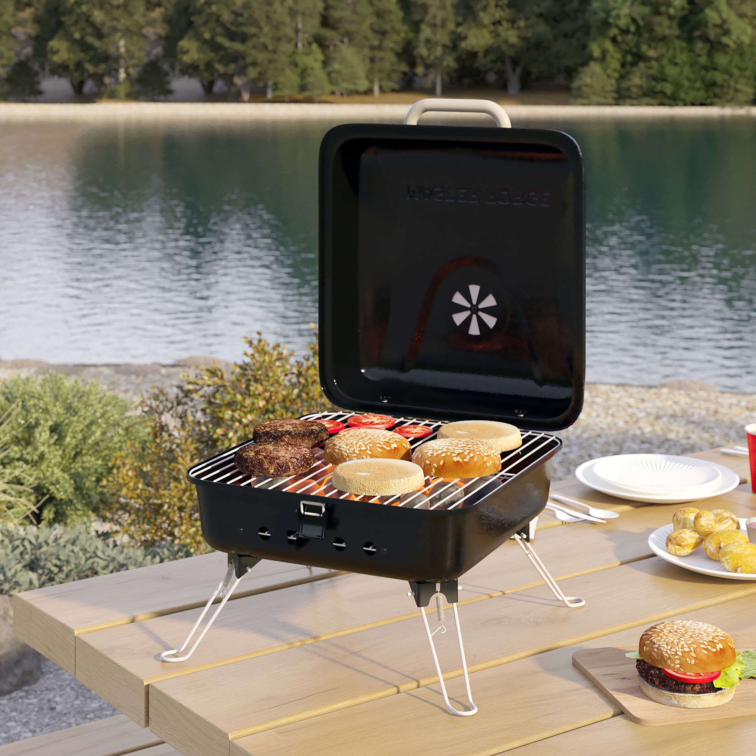Master Forge CBT26020L Tabletop-Grills - View #10
