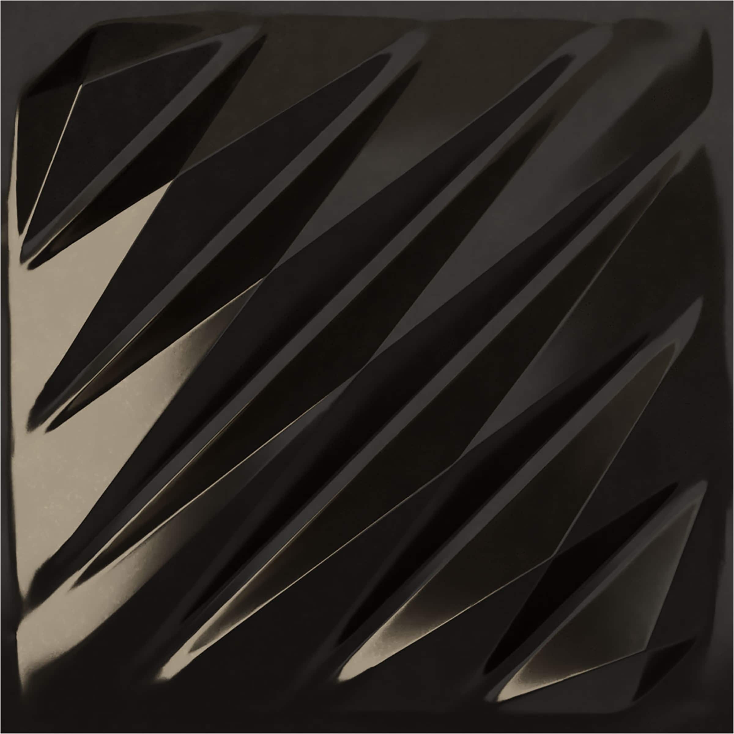 Ekena Millwork WP20X20AWECA 19-5/8-in x 19-5/8-in Embossed Universal Metallic Carbon Mist PVC Wall Panel