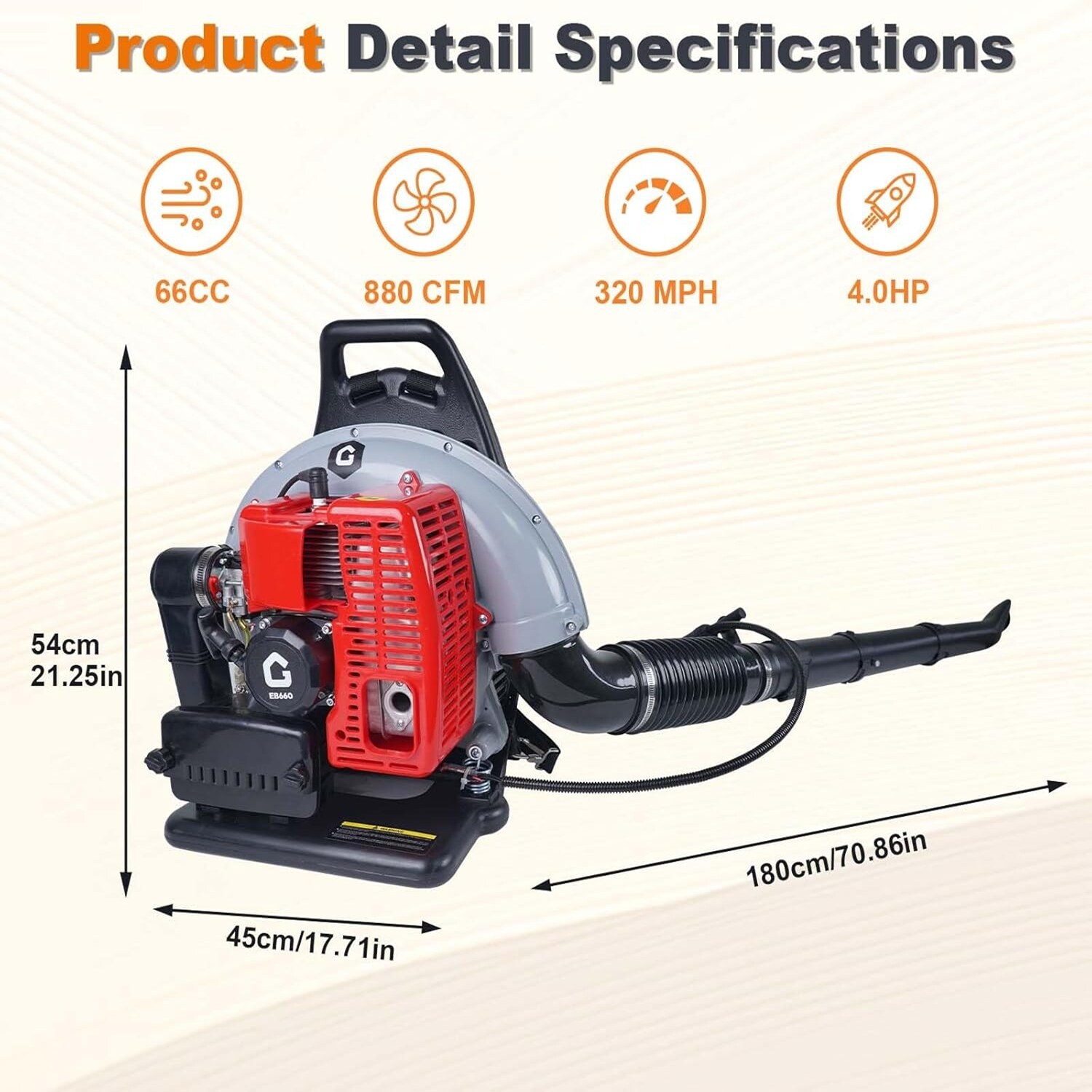 Garvee HQ-A-G3-38PP-FW78 Cordless-Electric-Blowers - View #3