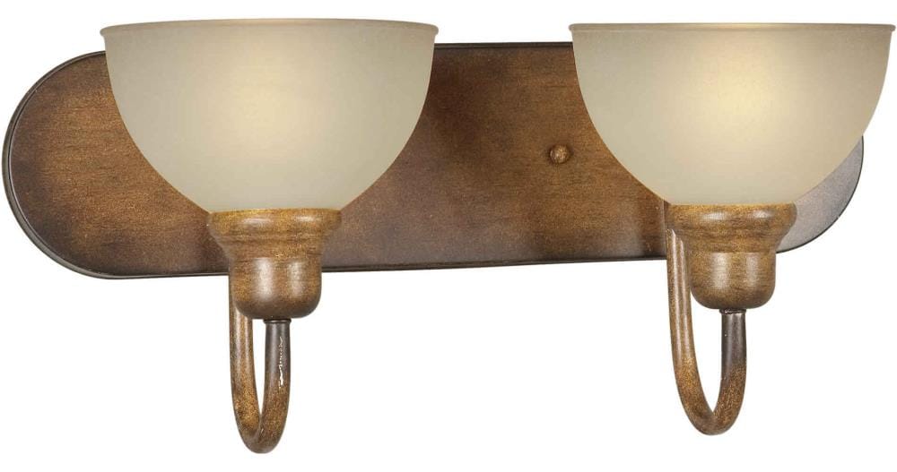  LW51660241 Shandy 18-in 2-Light Rustic Sienna Modern/Contemporary Vanity Light