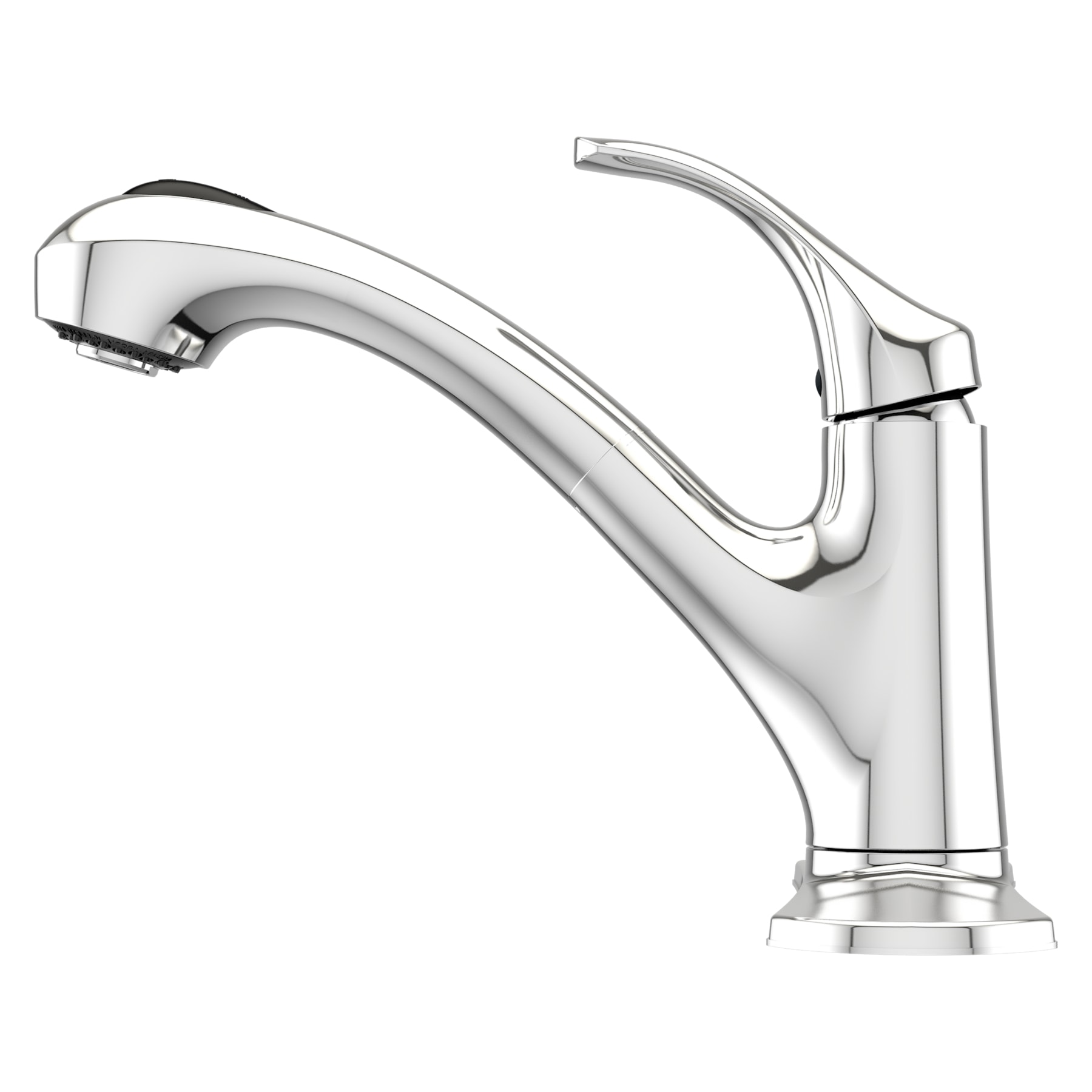 Pfister Shelton Polished Chrome Single Handle Pull-out Kitchen Faucet ...