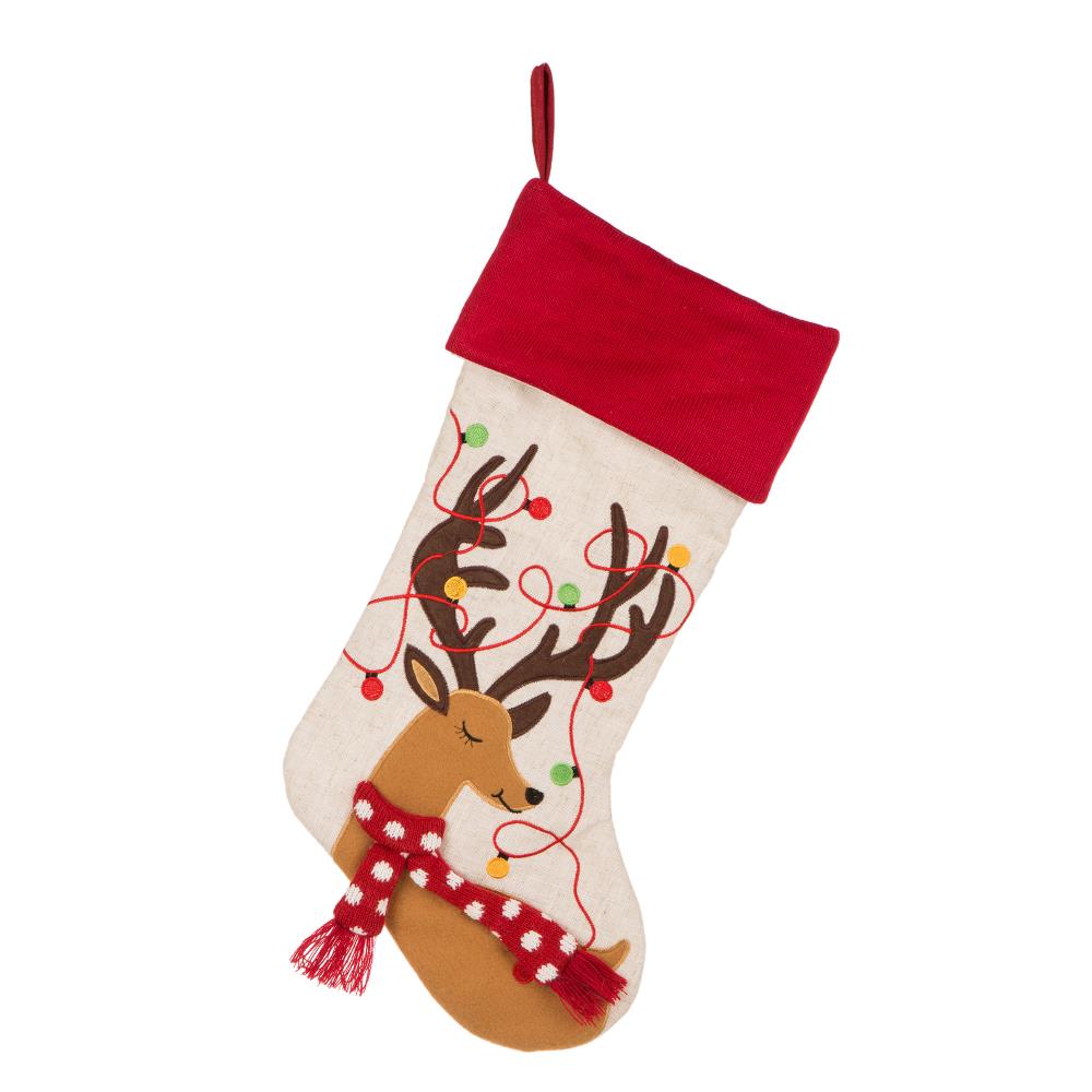 Glitzhome 21-in Animals Christmas Stocking in the Christmas Stockings ...
