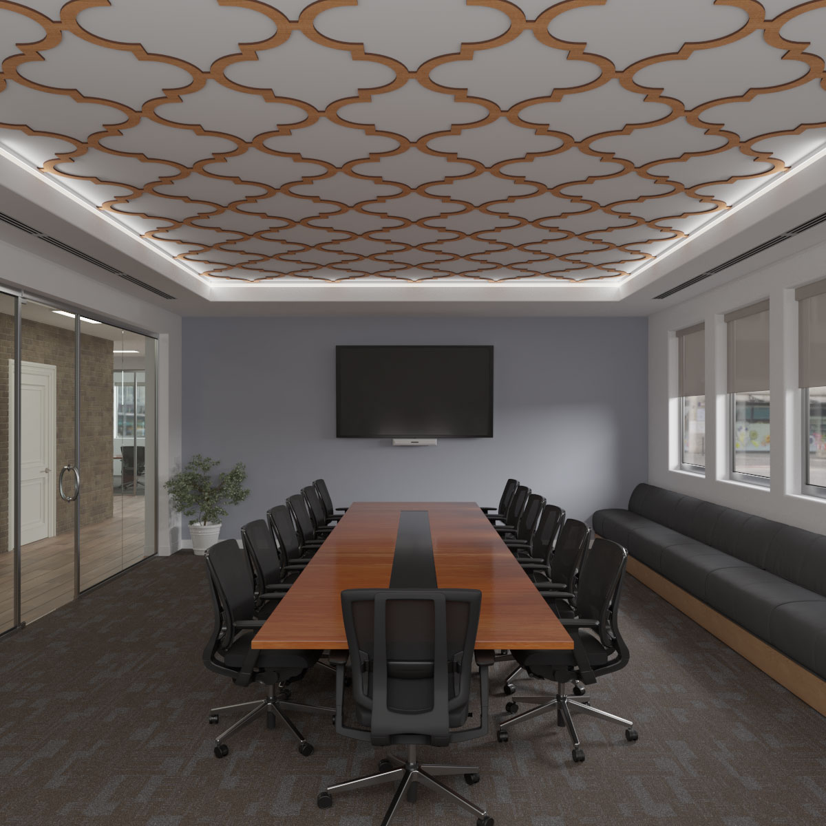 Ekena Millwork CELW33X33X0375MRKCH Wall-Panels - View #9