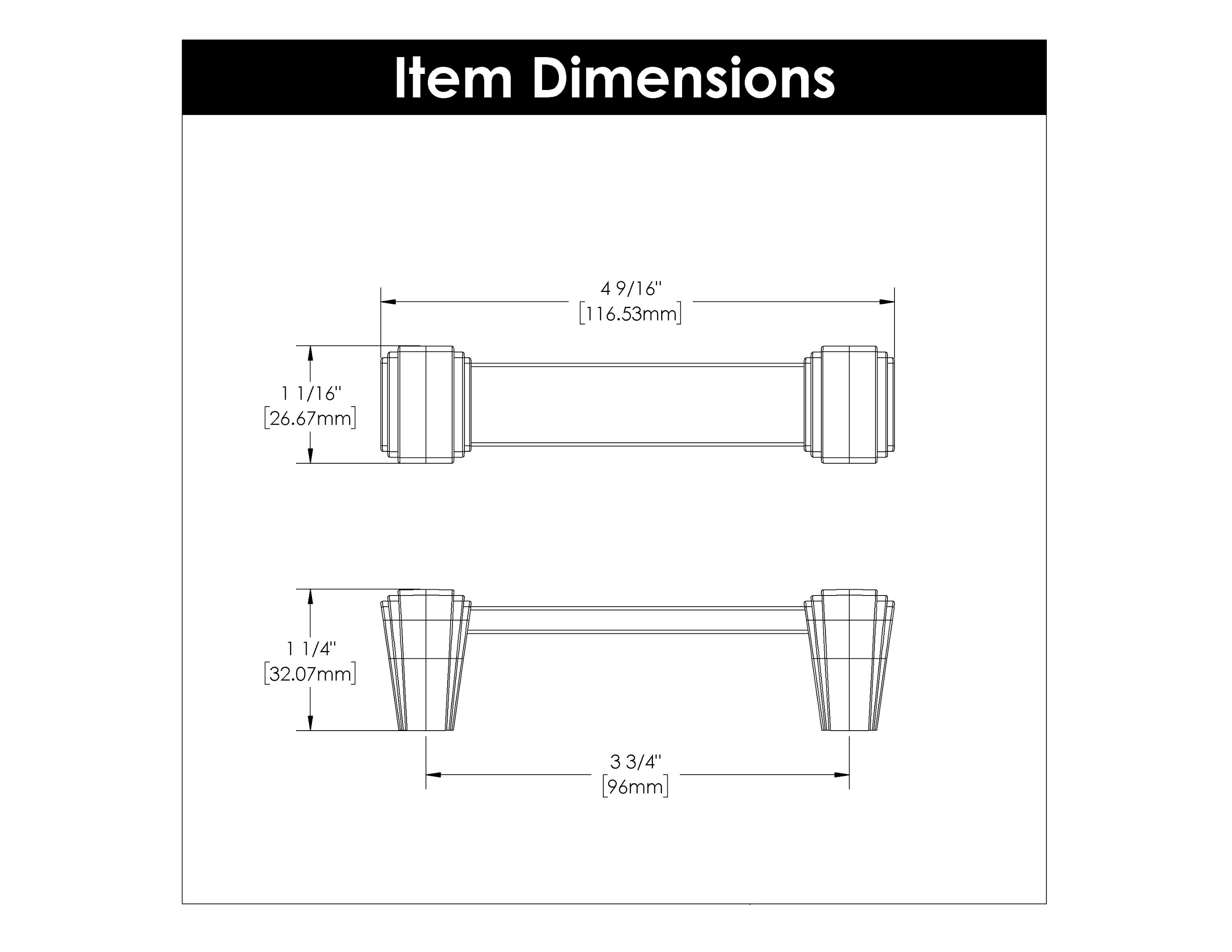 Belwith Keeler B077503-MB Cabinet-Pulls - View #4