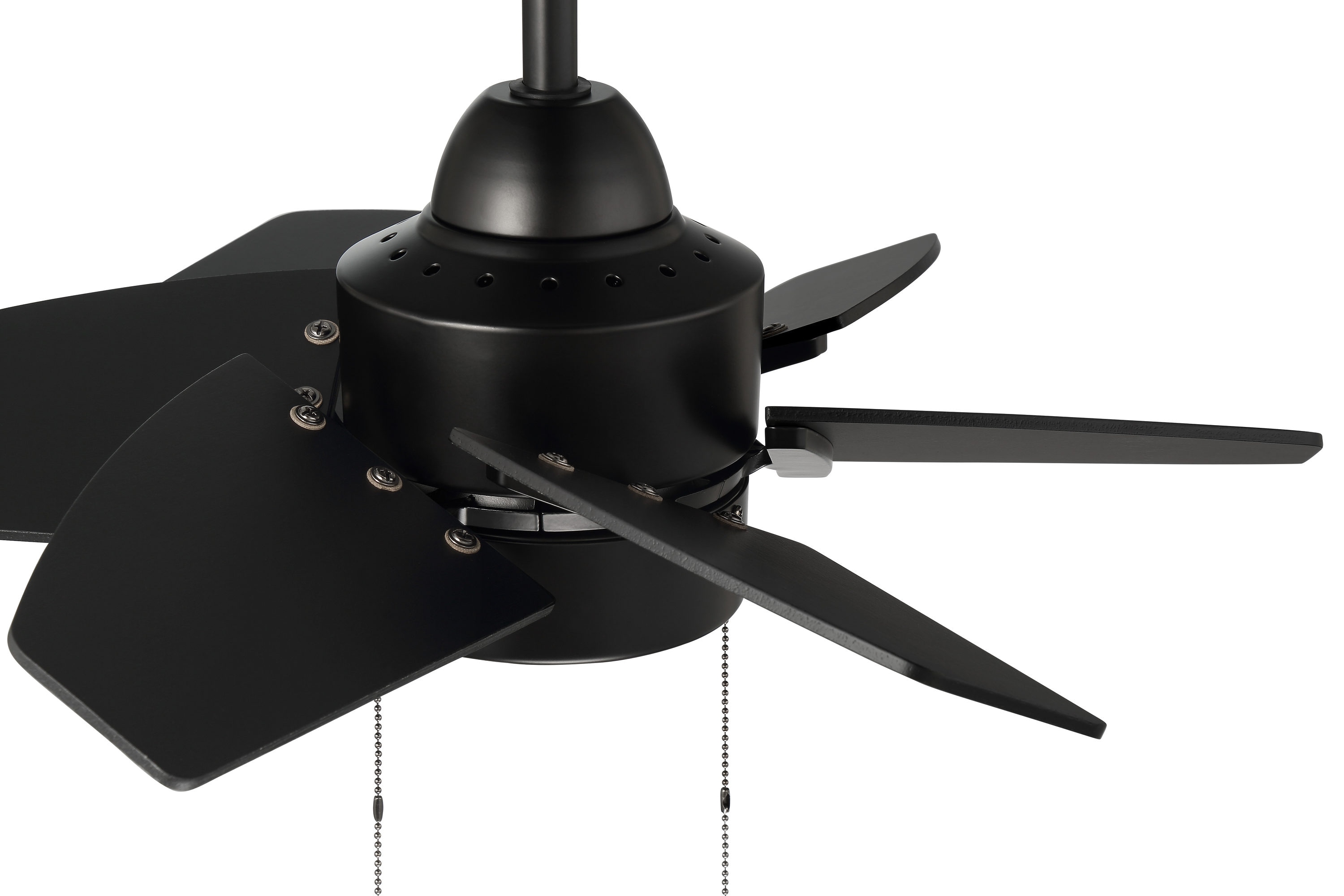 gårdsplads Fearless Uforenelig Craftmade Propel II 24-in Flat Black Indoor/Outdoor Downrod or Flush Mount  Ceiling Fan with Light (6-Blade) in the Ceiling Fans department at Lowes.com