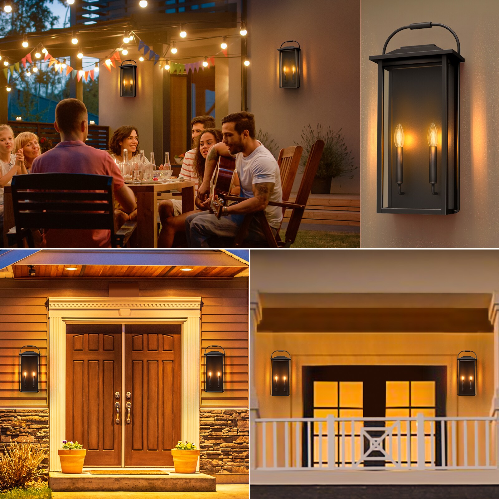 Maxax 7045-2BK Outdoor-Wall-Lighting - View #4