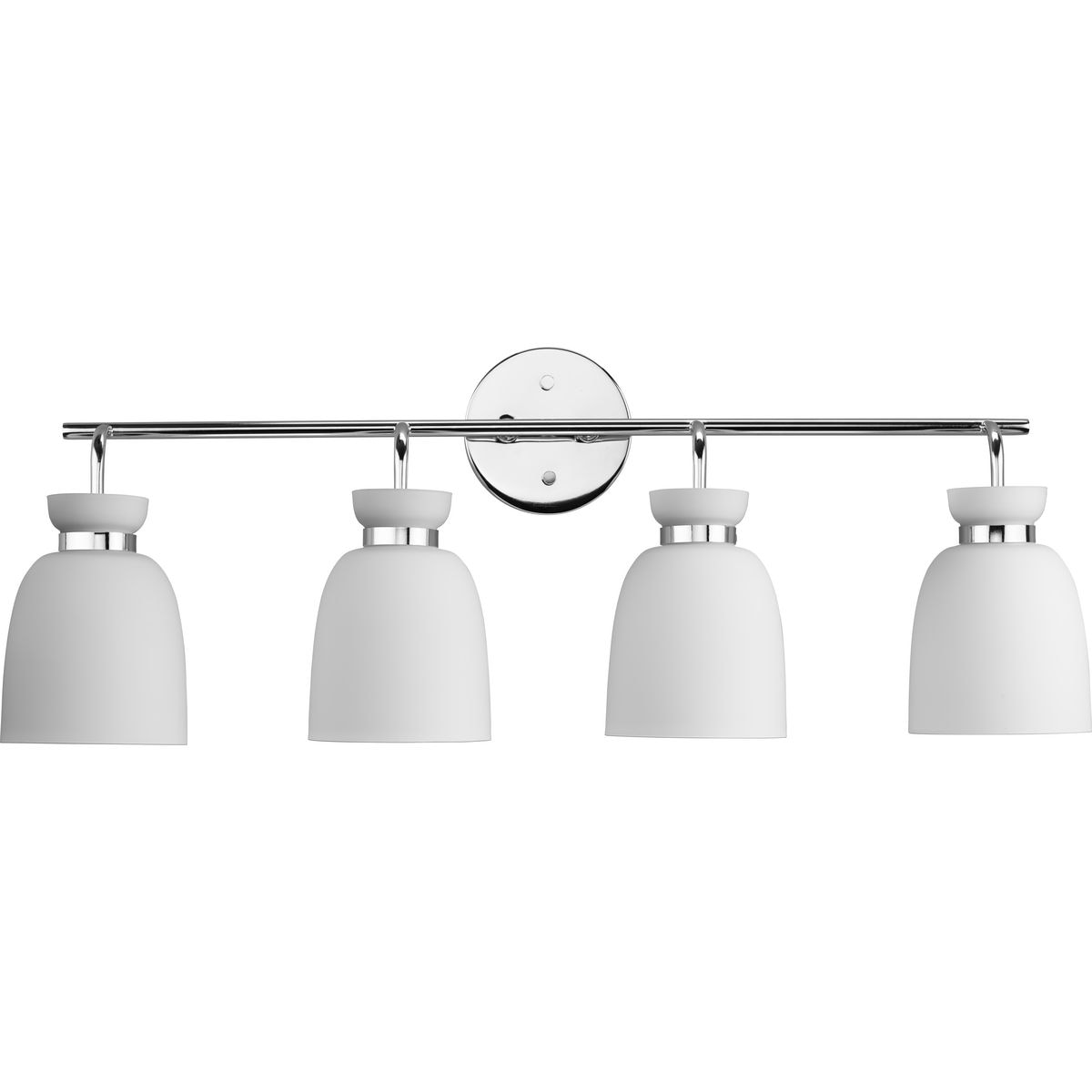 Progress Lighting P300487-015 Lexie 30-in 4 -Light Polished Chrome Modern/contemporary Vanity light