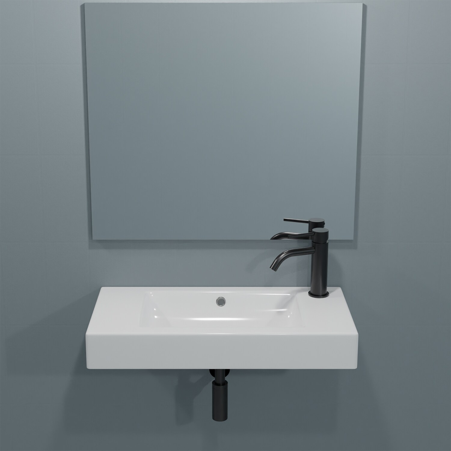 WS Bath Collections MINIMAL 4054 Bath-Sink - View #3
