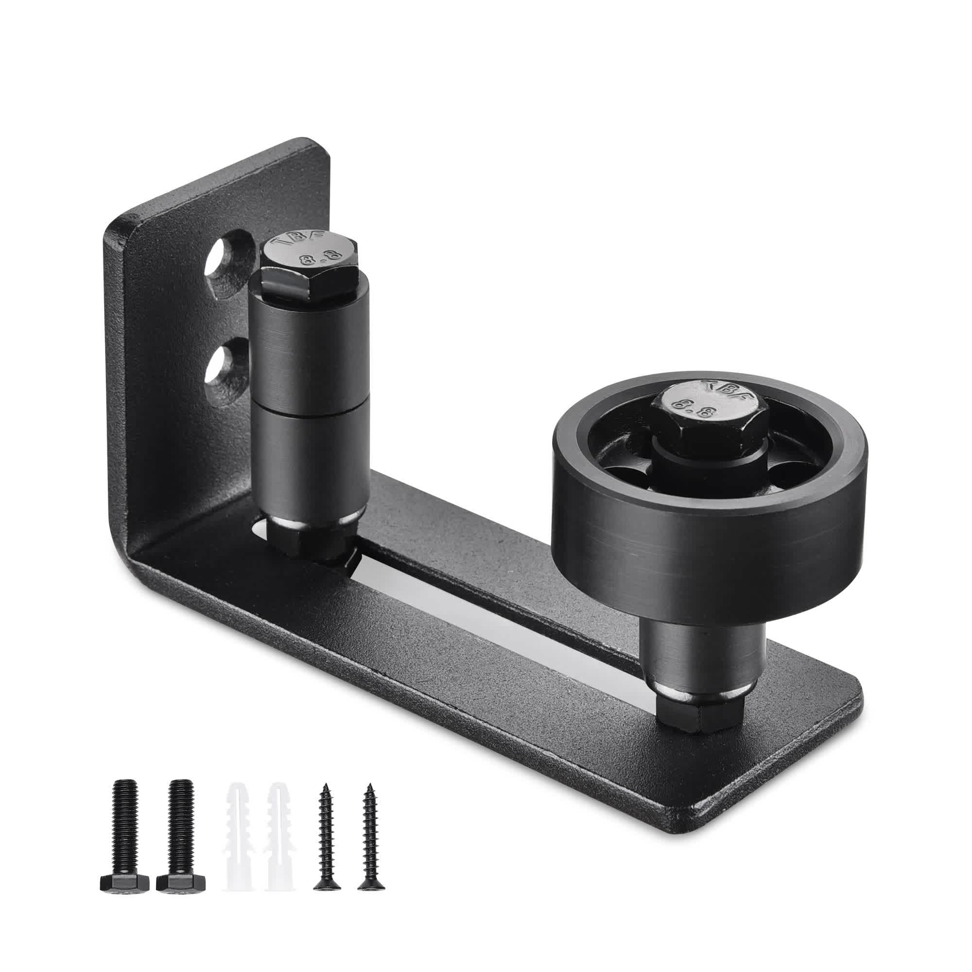 Yescom 06SDG003-8DIY-06-LO Sliding Barn Door Bottom Modern Floor Guide Wall Mount Stay Roller