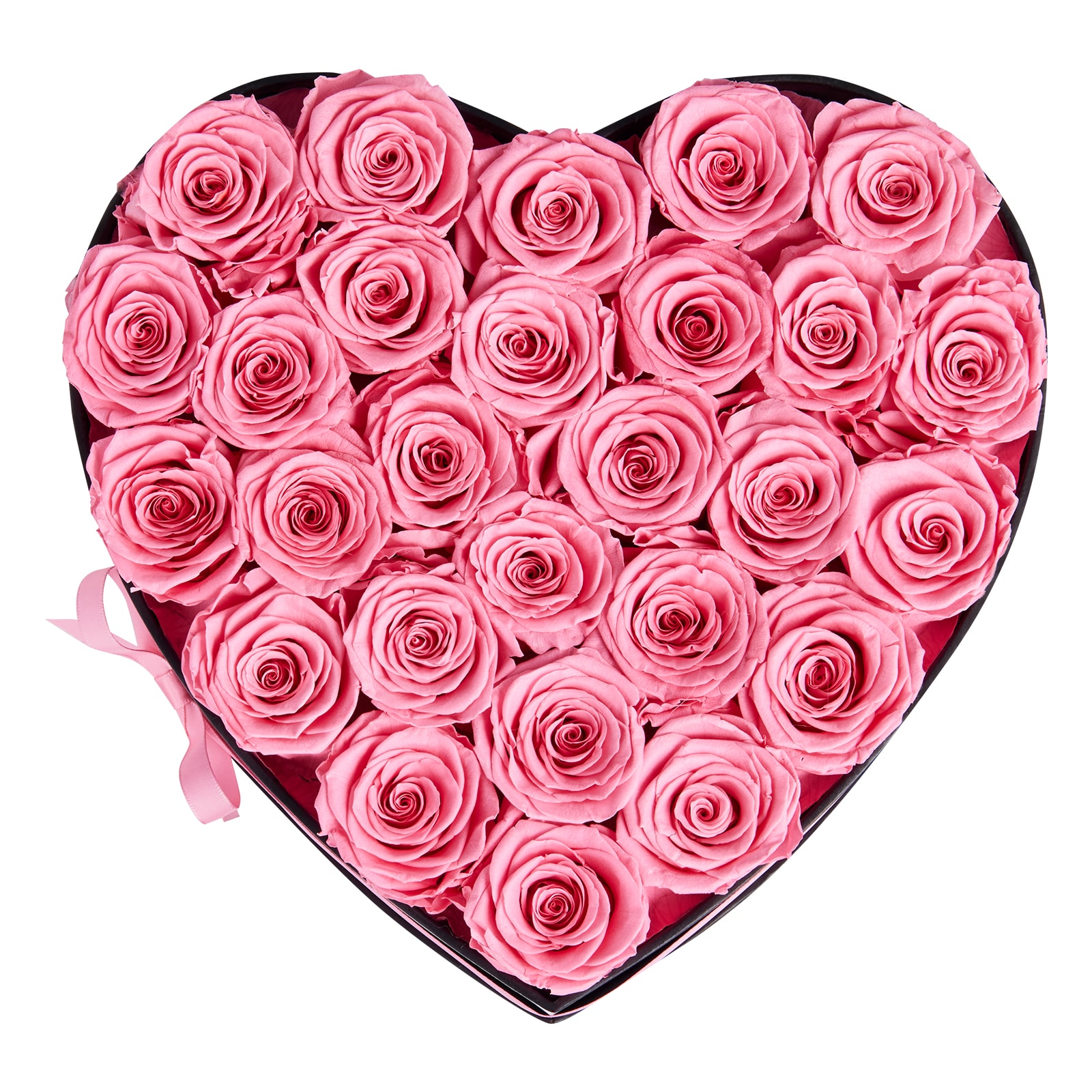 VELMONT INC 27 Pcs Preserved Roses in Heart Shape Box Real Forever ...