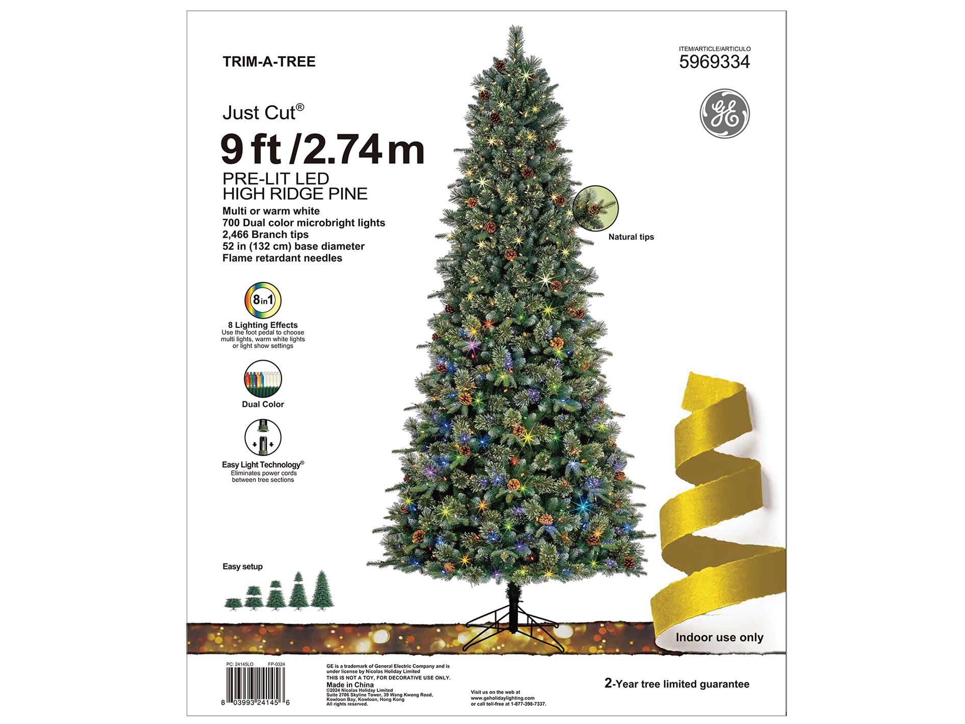 GE 24145LO Artificial-Christmas-Trees - View #8
