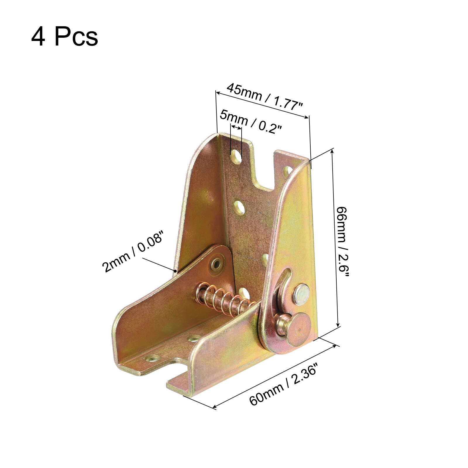 Unique Bargains S25093000UX9134 Diy-Project-Brackets - View #2