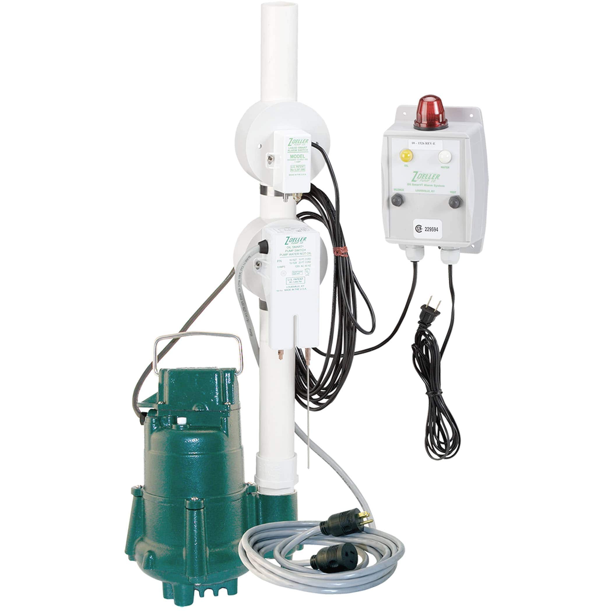 Zoeller 940-0012 Model 940 Oil Guard System with N152 (SO Jacketed Cord)