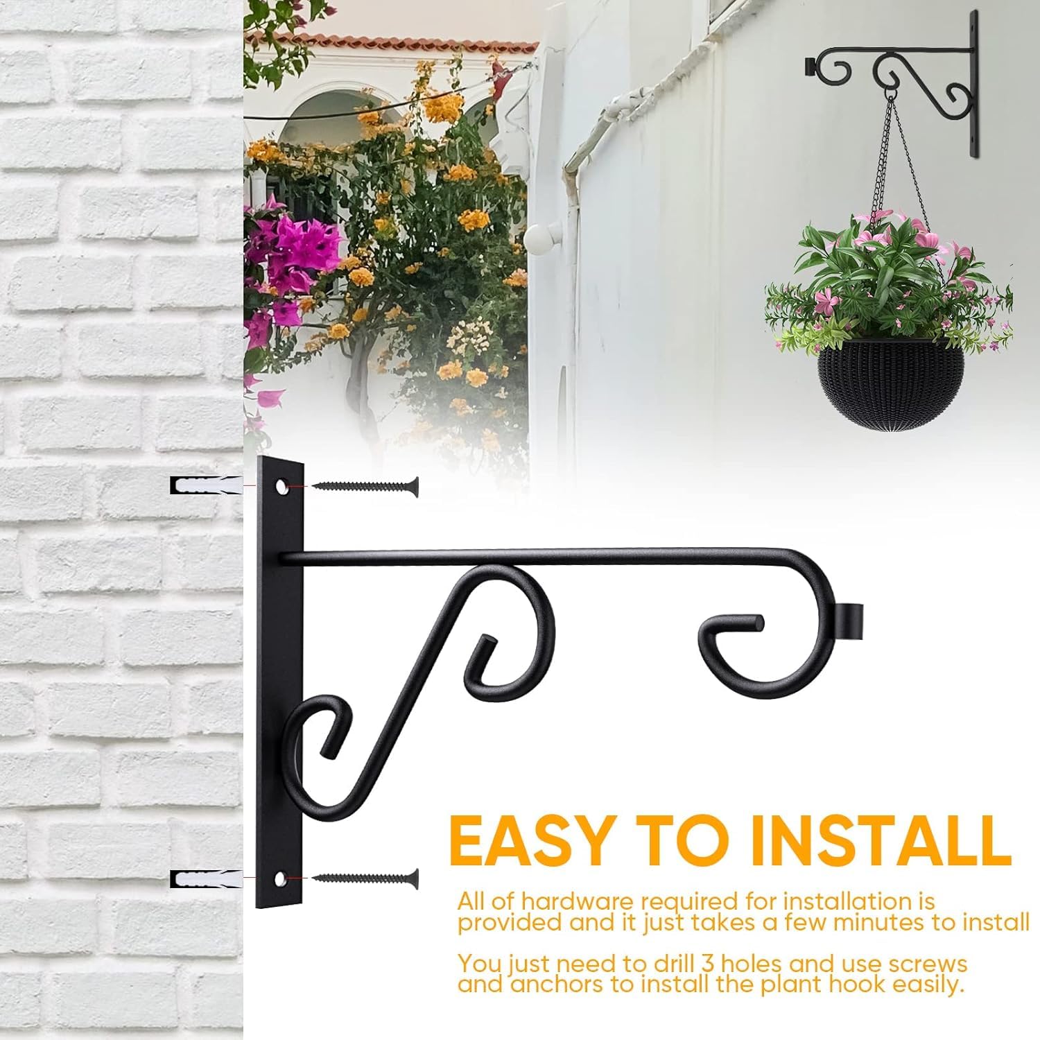 Angel Sar L2FHX48PLTHK-12 Plant-Hooks - View #5