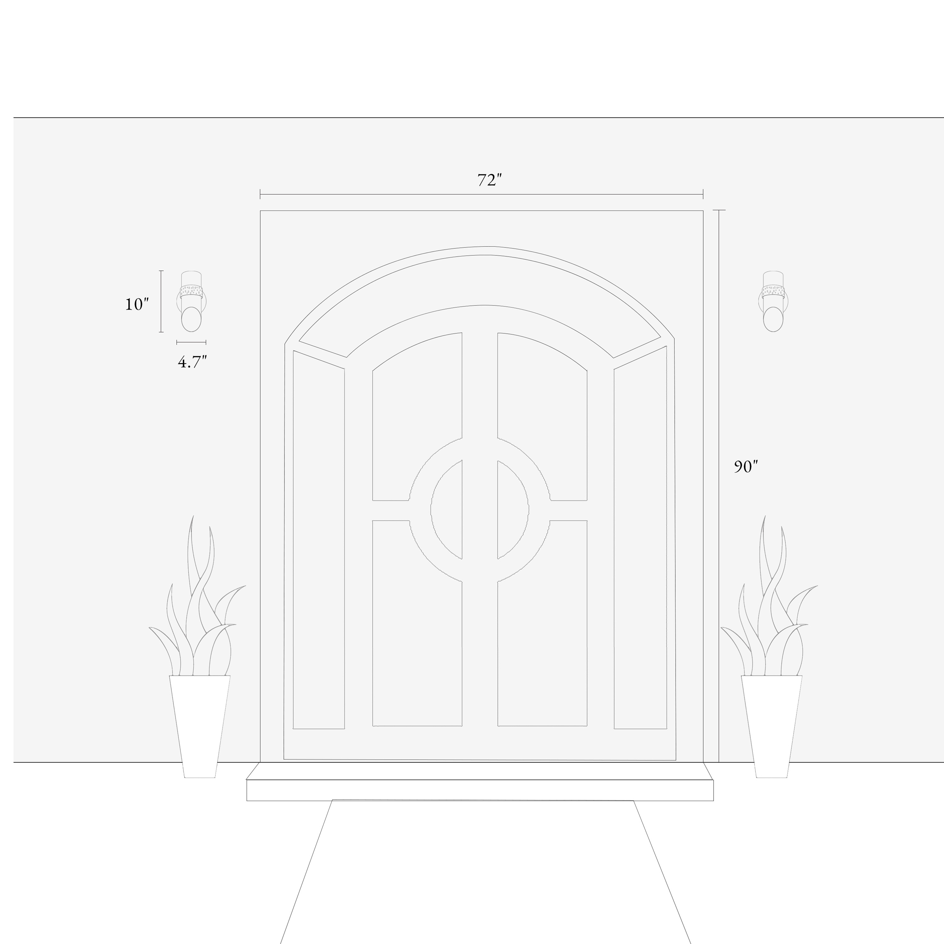LNC HL005062BG Outdoor-Wall-Lighting - View #10