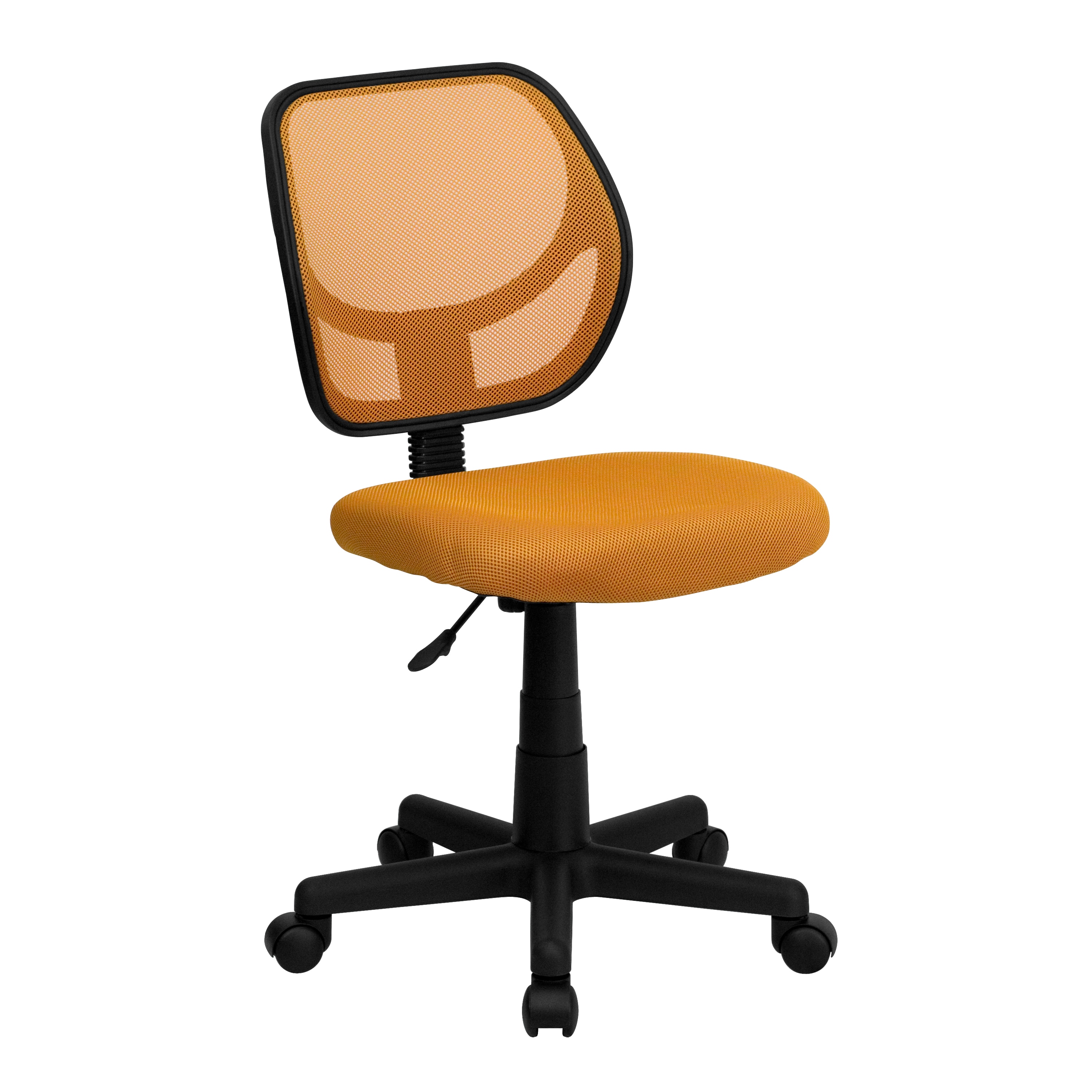 Flash Furniture 847254006774 Neri Orange Contemporary Adjustable Height Swivel Mesh Task Chair