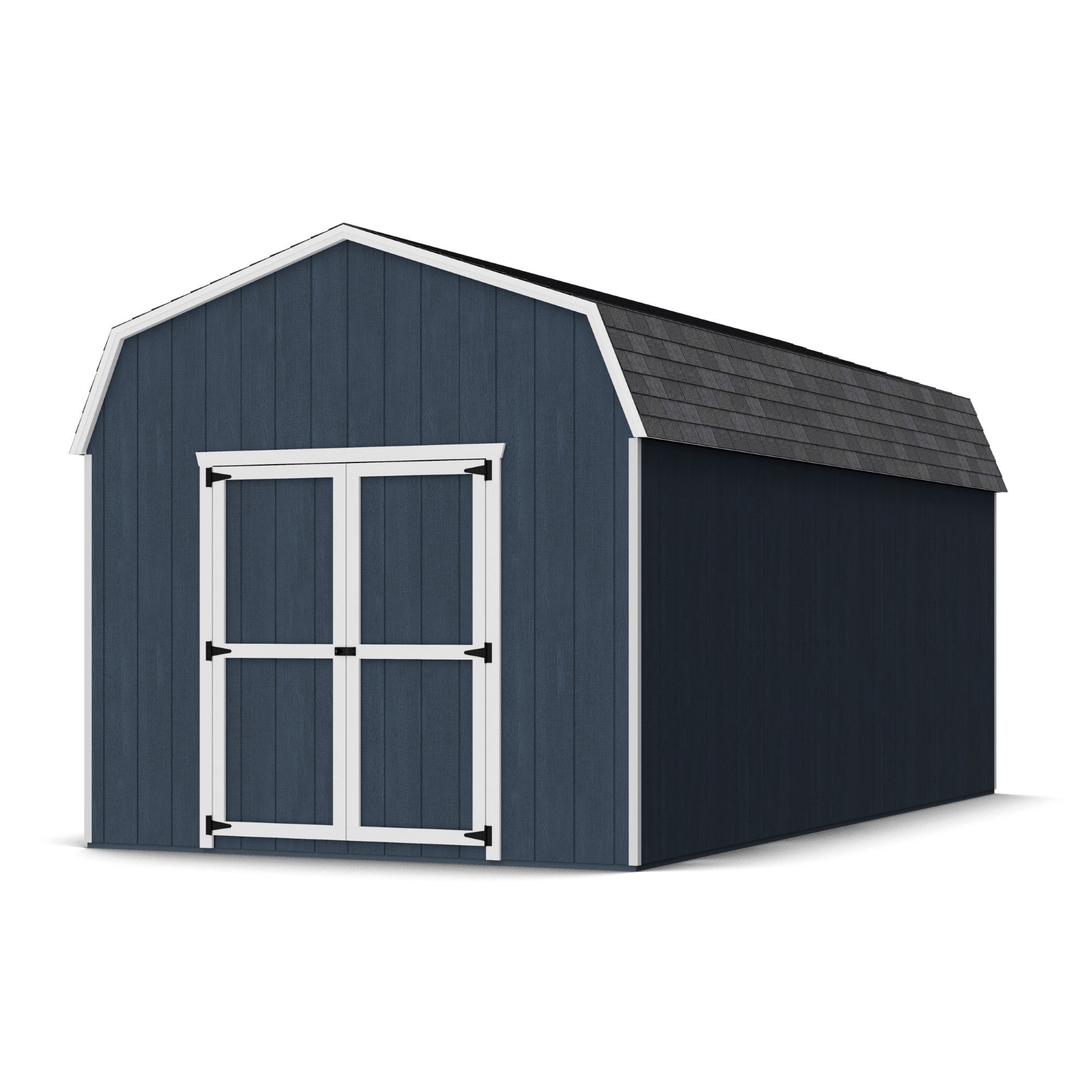 Little Cottage Co 10X20 VGB-6-PC Value Gambrel Barn 10-ft x 20-ft Gambrel Style Wood Outdoor Storage Shed with 2 Doors