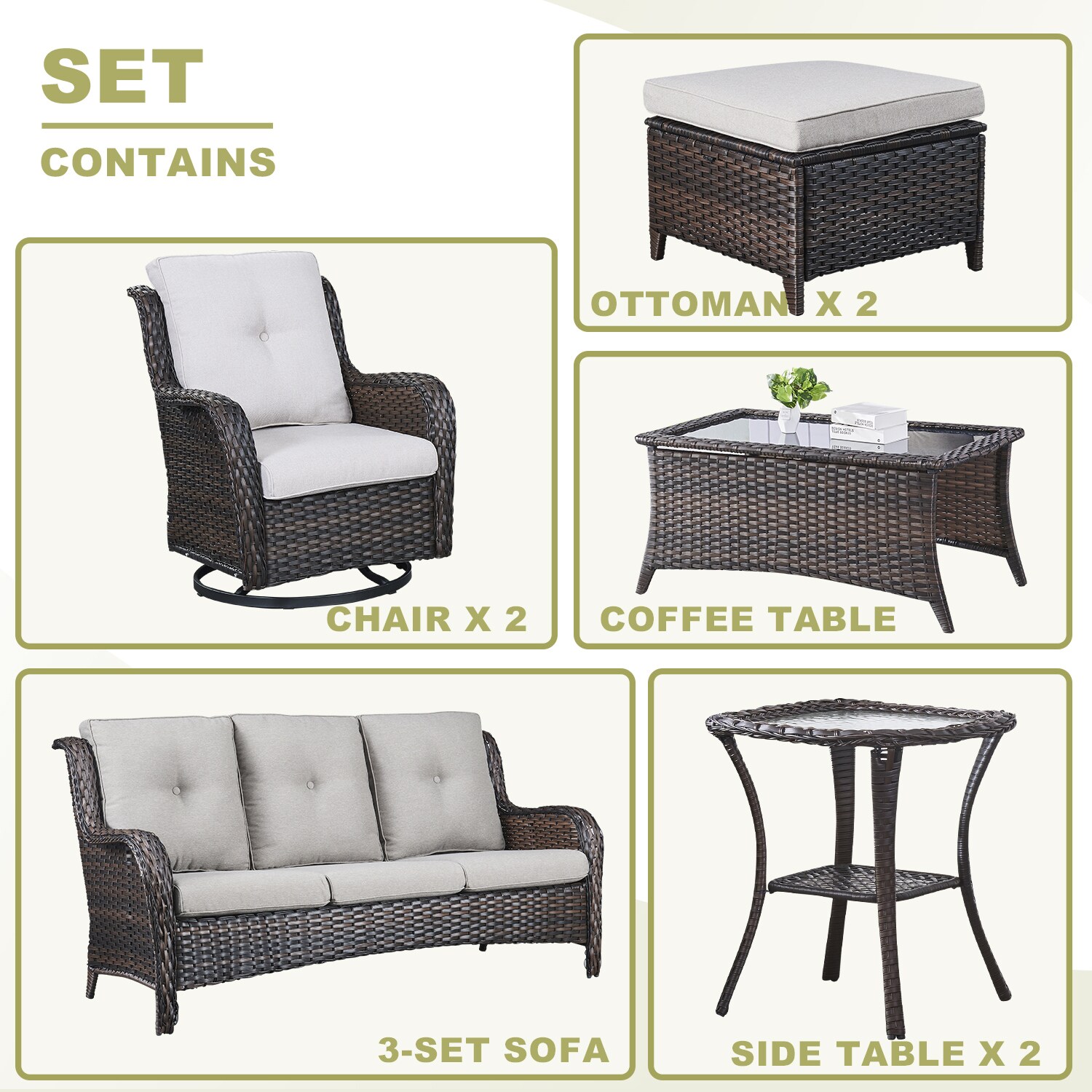 Rilyson FS1318025X2023014-2 Patio-Conversation-Sets - View #3