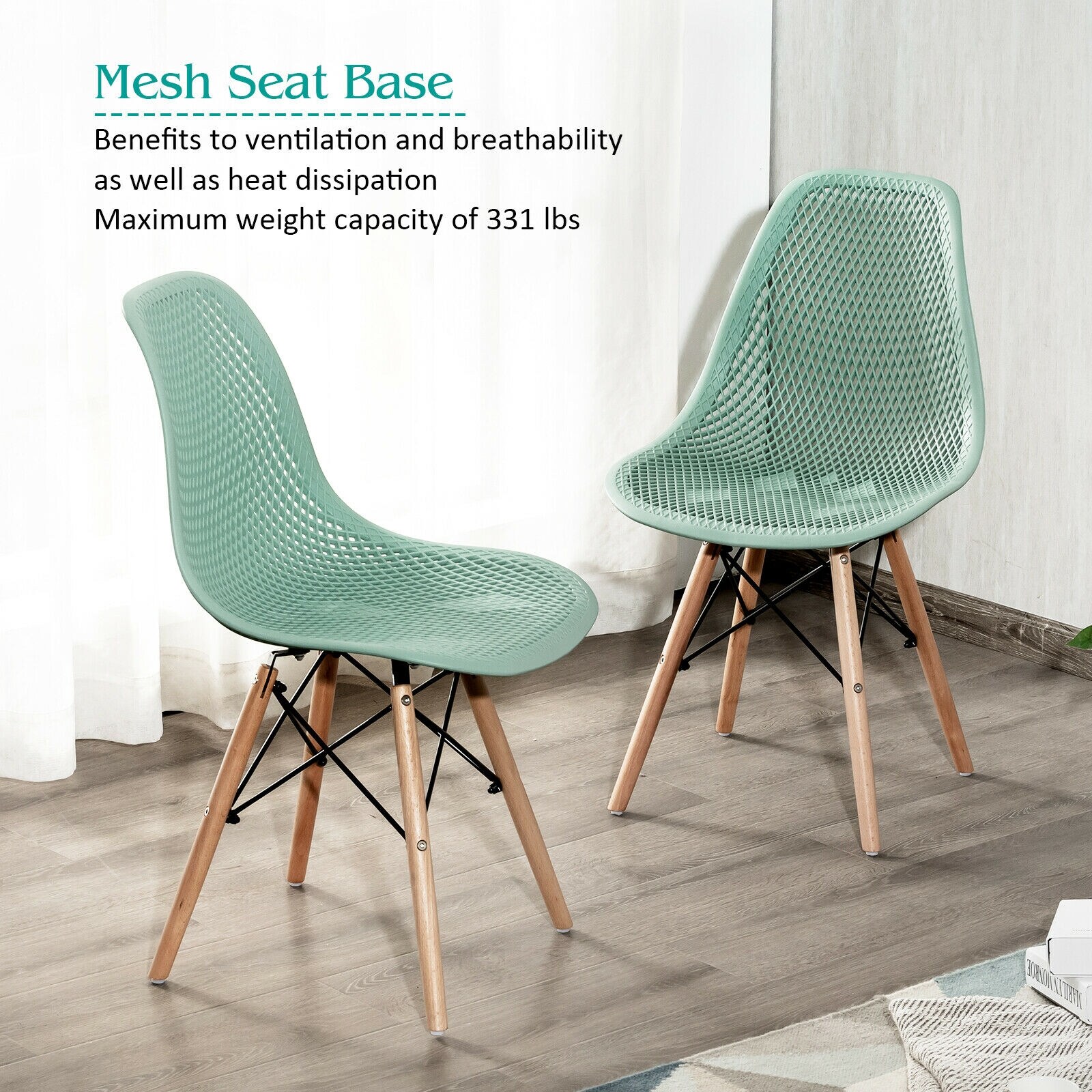Slickblue D-CO-2-NG86076WH Dining-Chairs - View #8