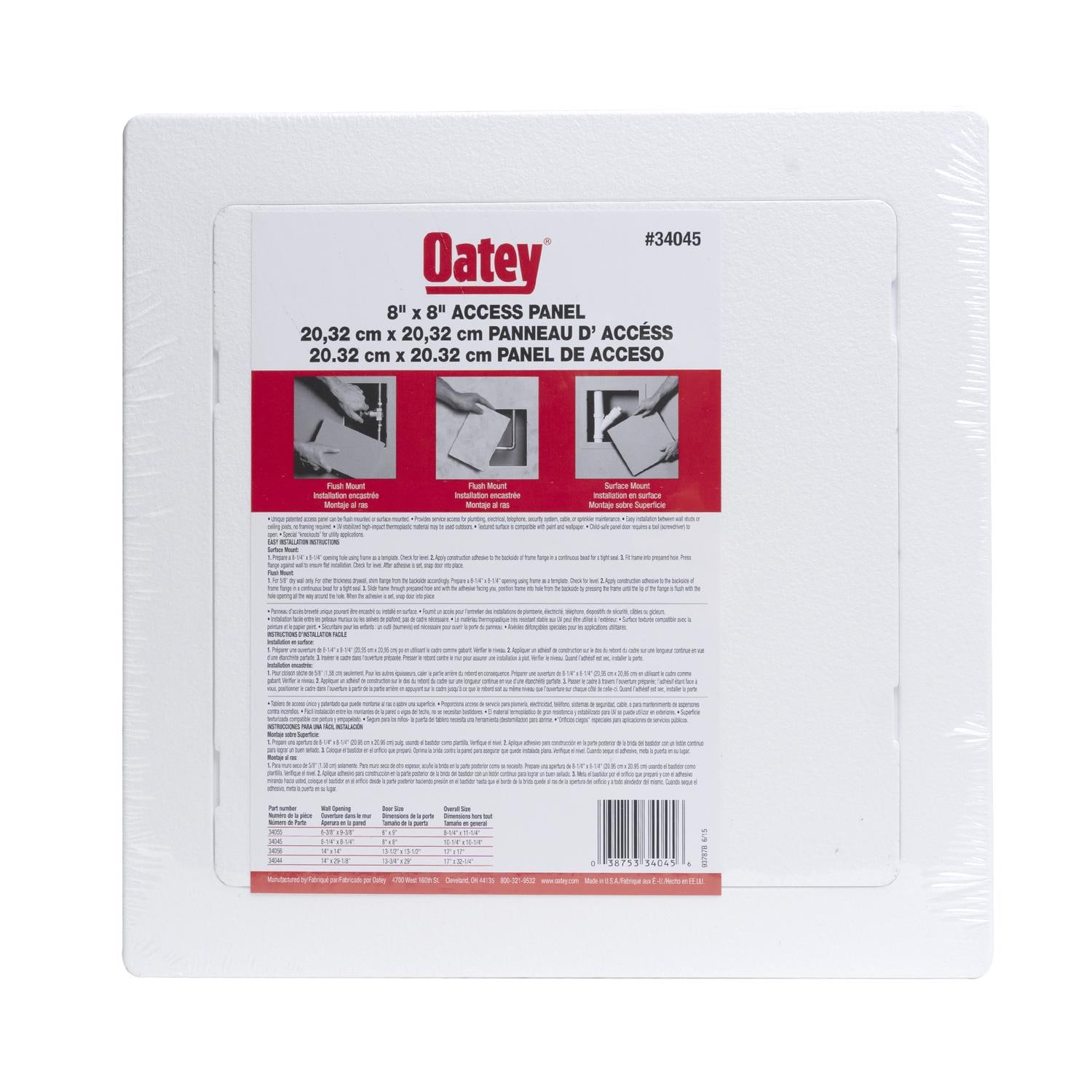 Oatey -  Snap In Access Panel with Frame