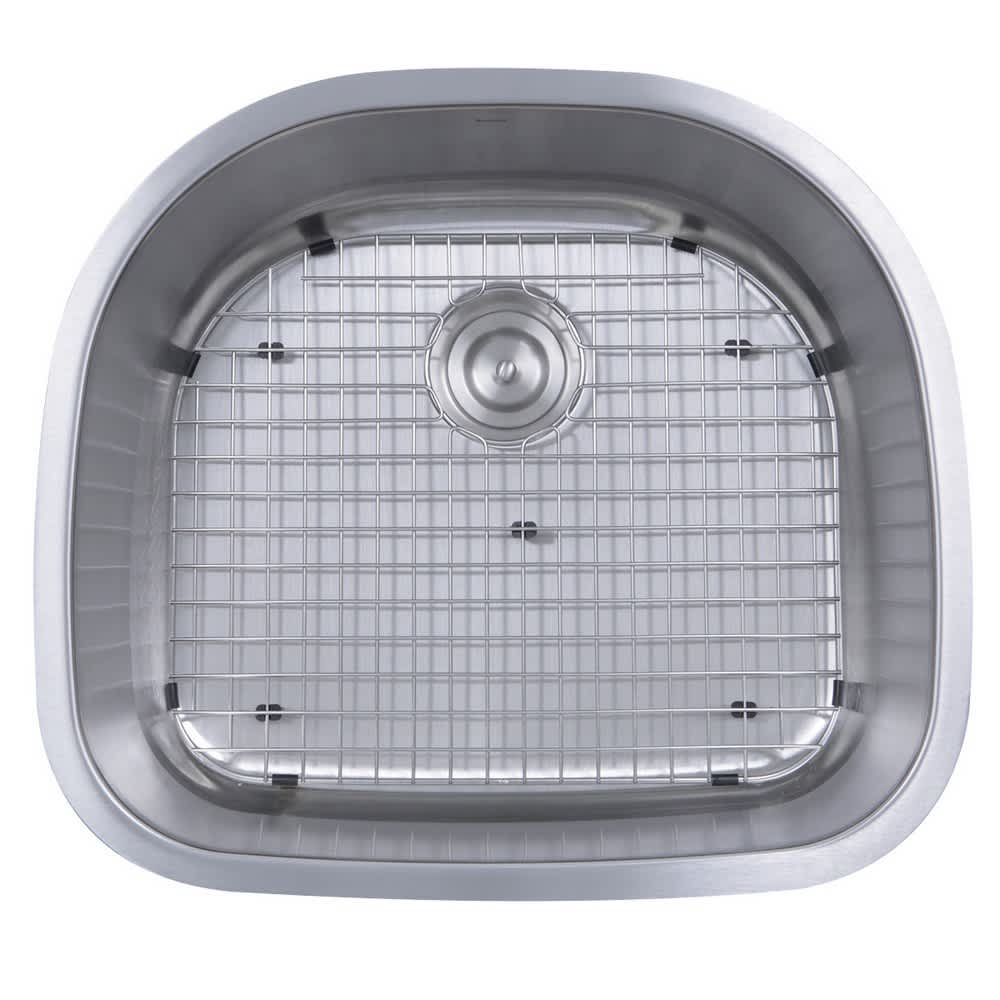 Nantucket  Sinks NS03i-16 Sconset 23-Inch D-Bowl Undermount Kitchen Sink