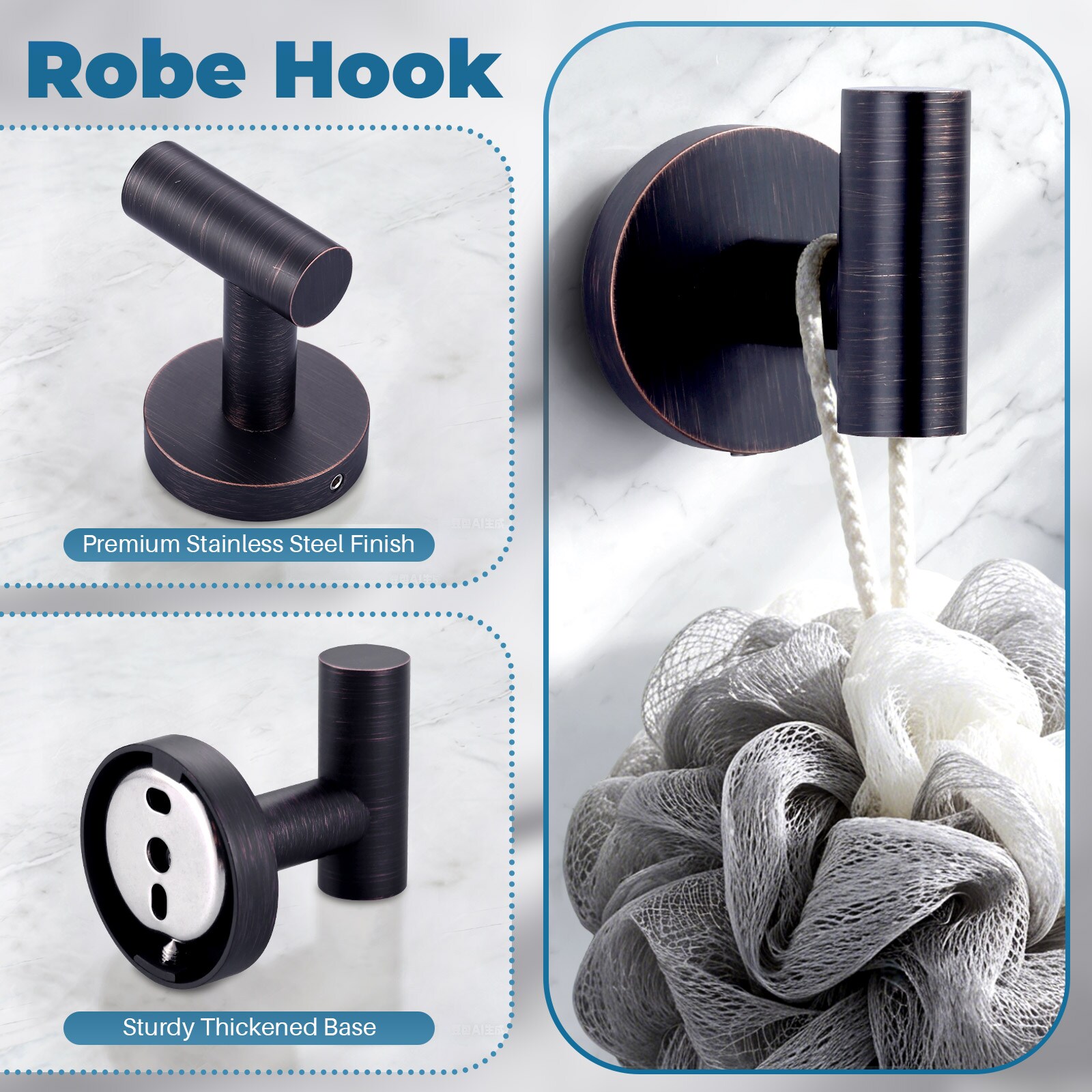 WOWOW 410013RB Decorative-Bath-Hardware-Kits - Thumbnail View #3