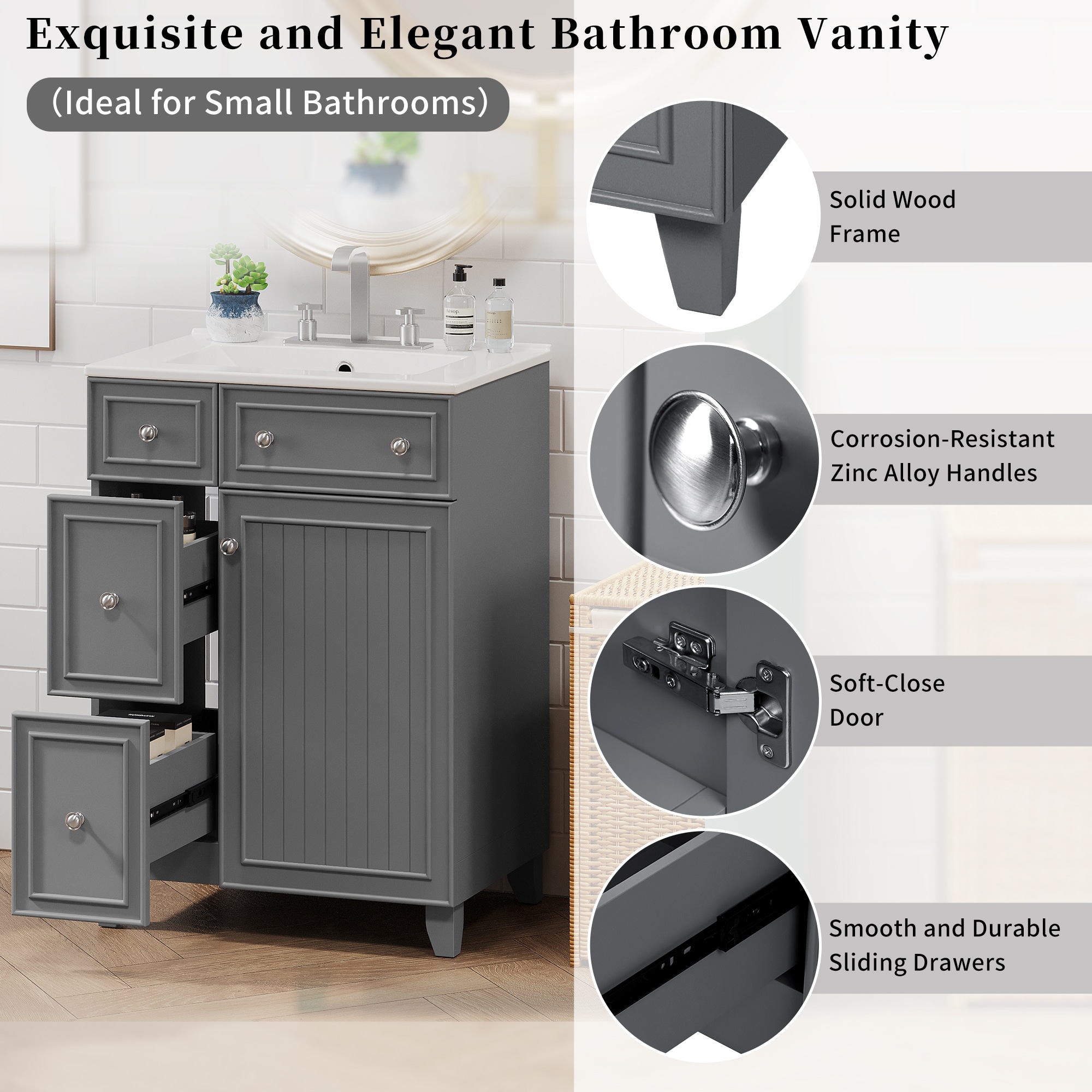 Iseryn YSG336EP264 Bath-Vanity-Combo - View #6