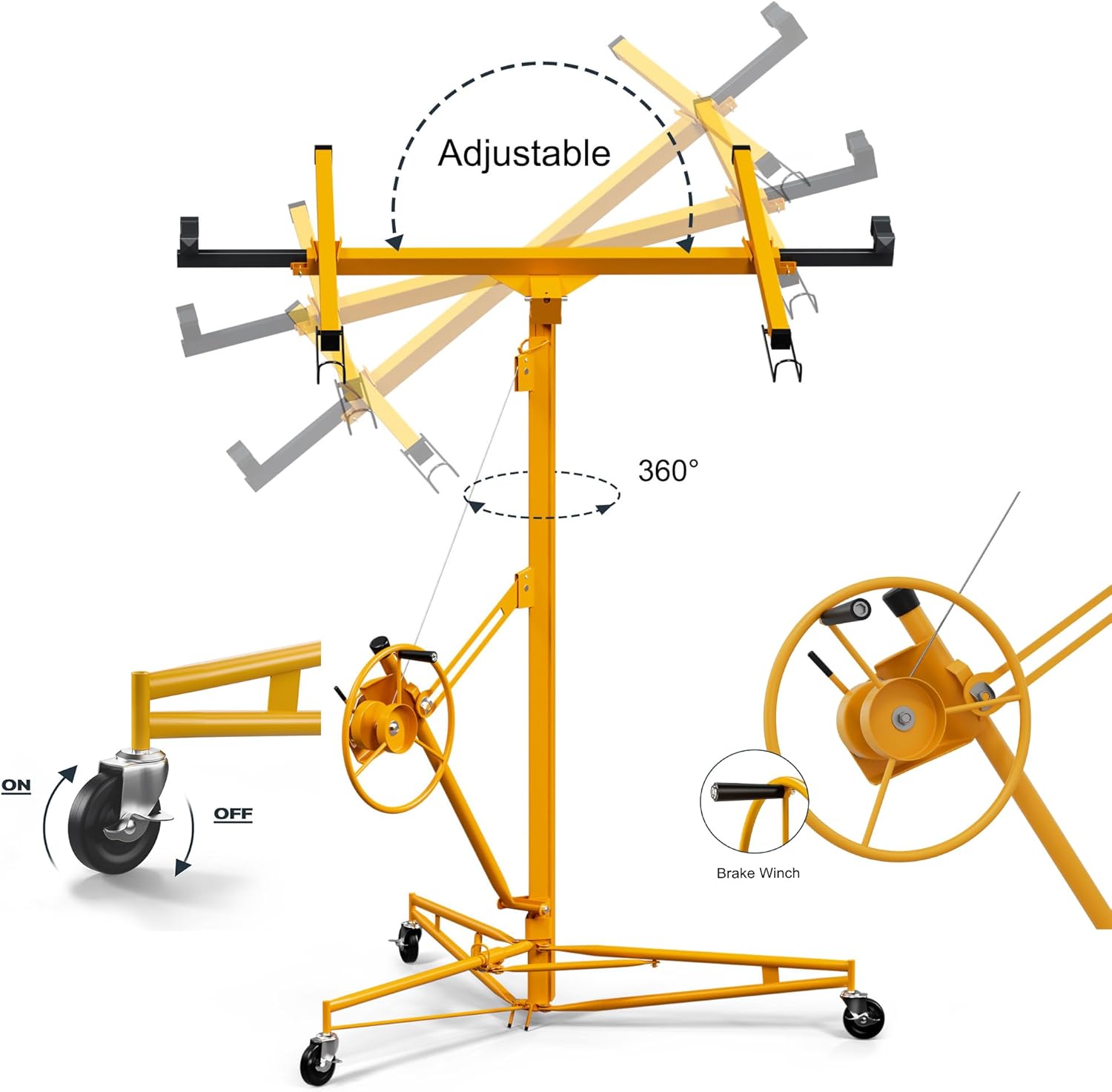 GAOMON CQC-ZZMQ6W-1PRC Drywall-Panel-Carriers - View #3