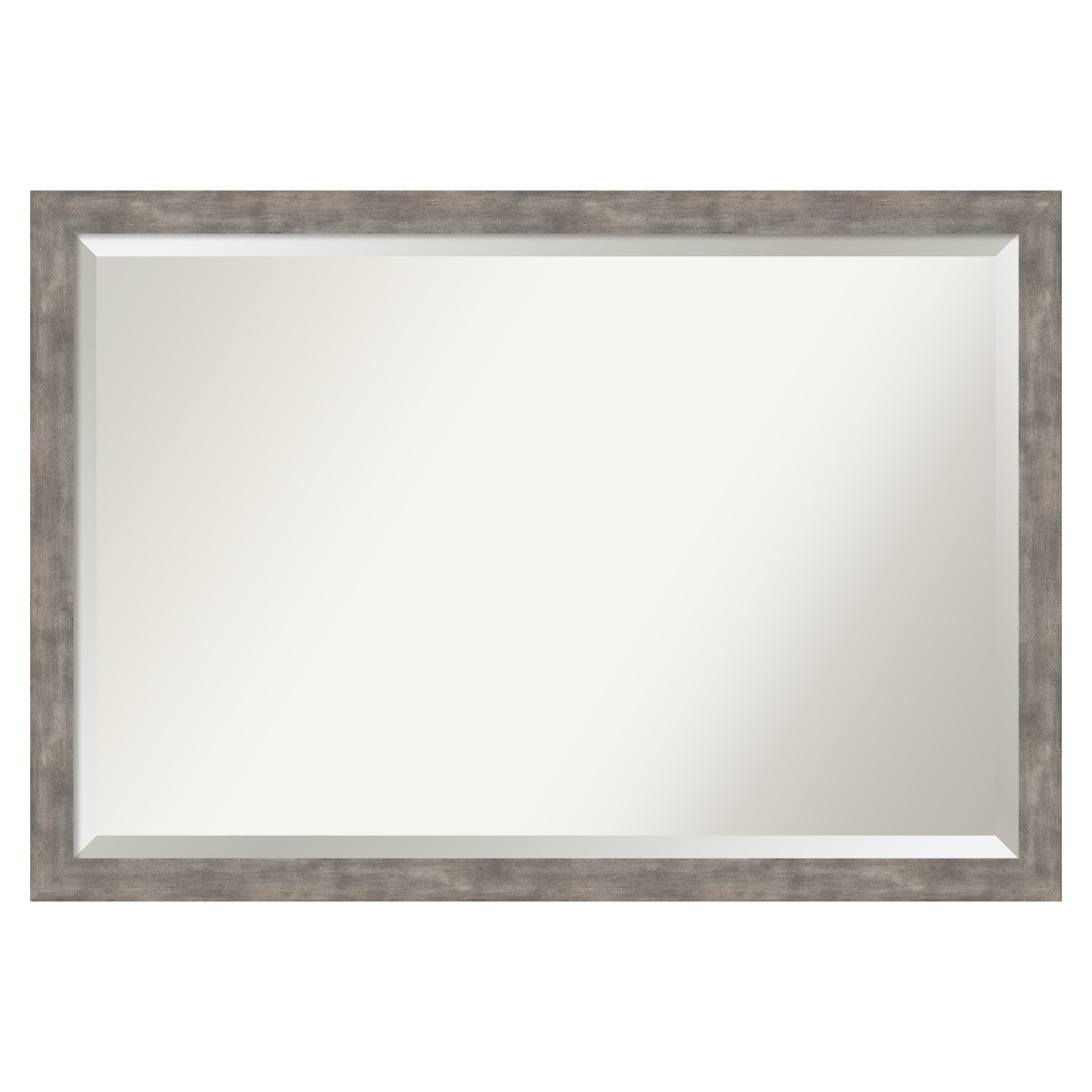 Amanti Art Marred Pewter Frame 38.5-in W x 26.5-in H Silver Framed ...