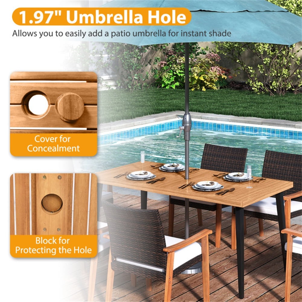 Dimakai DK-HW749345WH Patio-Dining-Sets - View #5