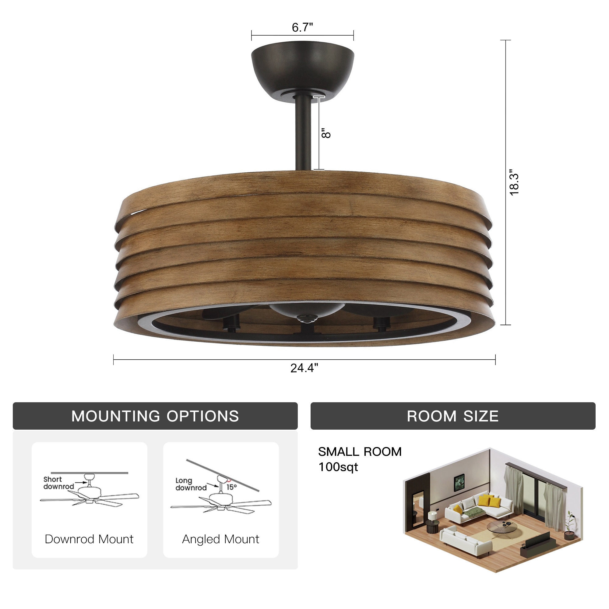 IHOMEadore MDA560706CA110V Ceiling-Fans - View #8