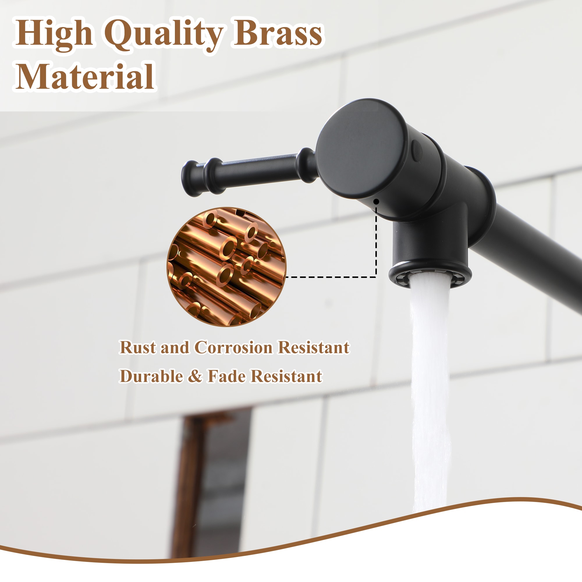 CASAINC CA-D4188-BG Kitchen-Faucets - View #3