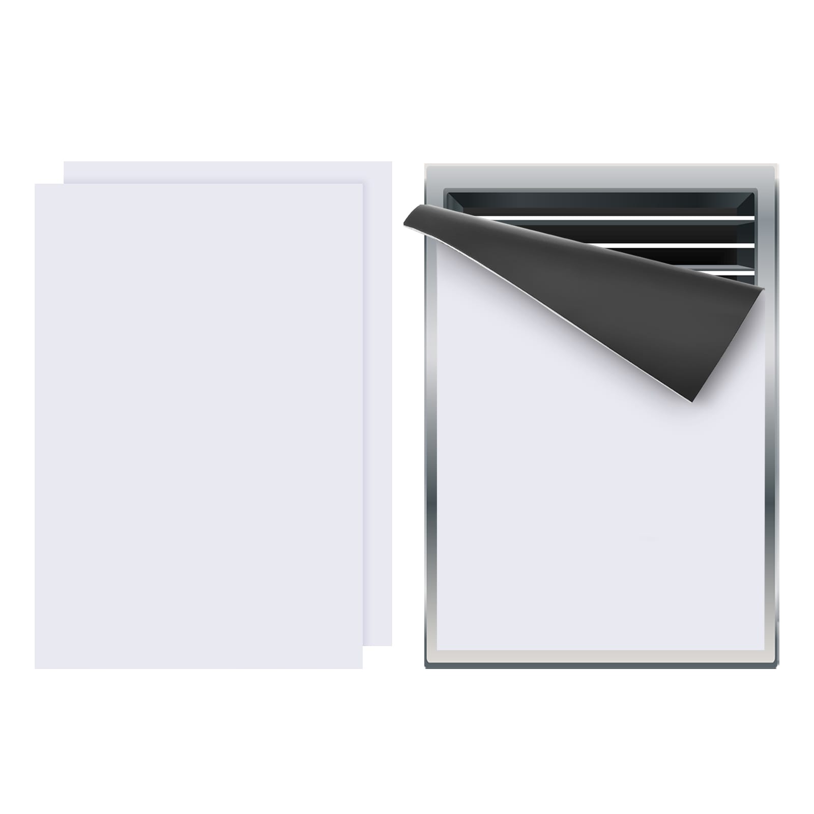 PATIKIL 2pcs 14 x 9.5-Inch Magnetic Vent Cover Floor Wall Air Registers Cover High Strength Magnetic Vent Blocker for Home RV HVAC Fireplace Furnace White