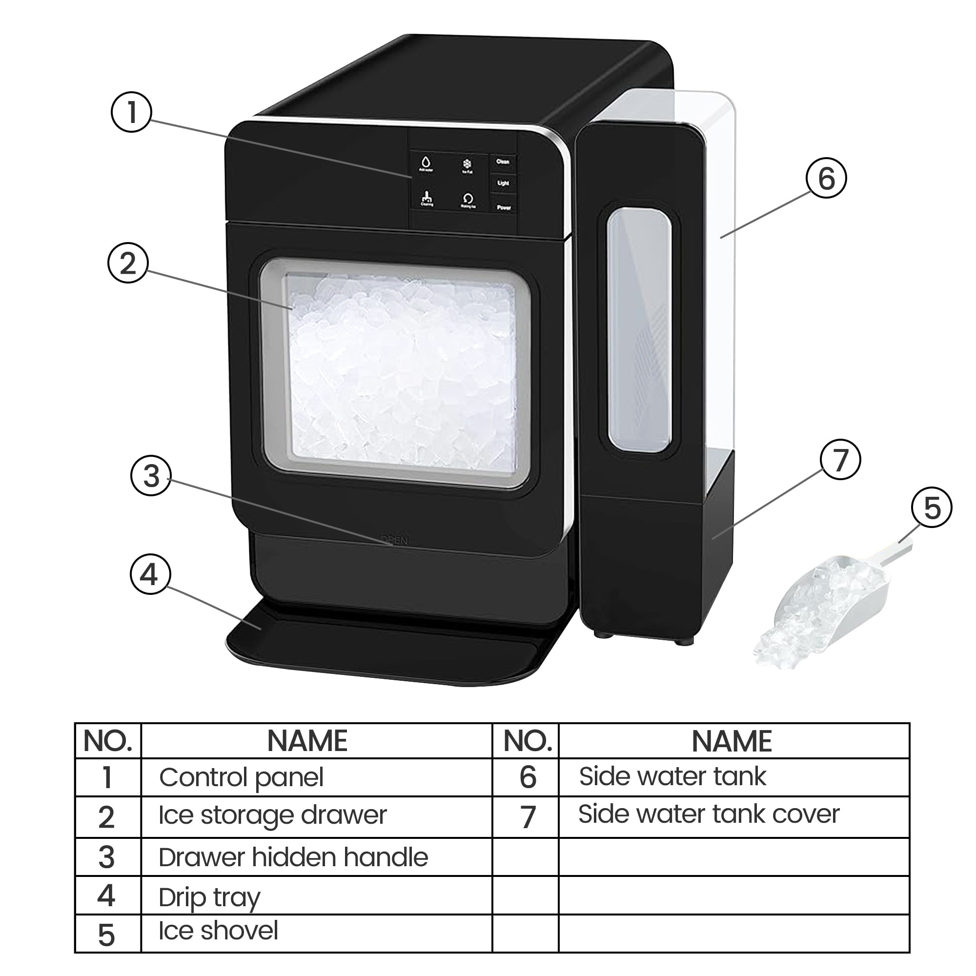 Jeremy Cass GTNIC1501BK Ice-Makers - View #10