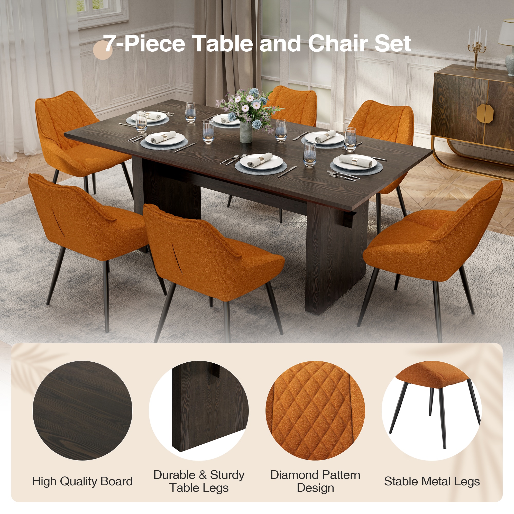 Clihome CL-172353YE Dining-Sets - View #8