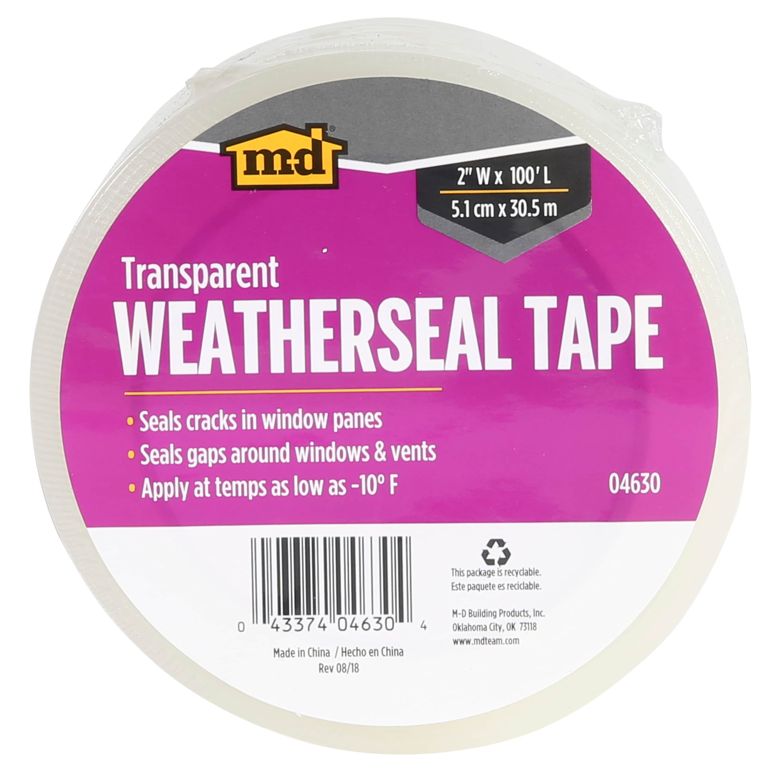 Gear Aid Waterproof Tape Repair, Clear, 3 x 20-In.