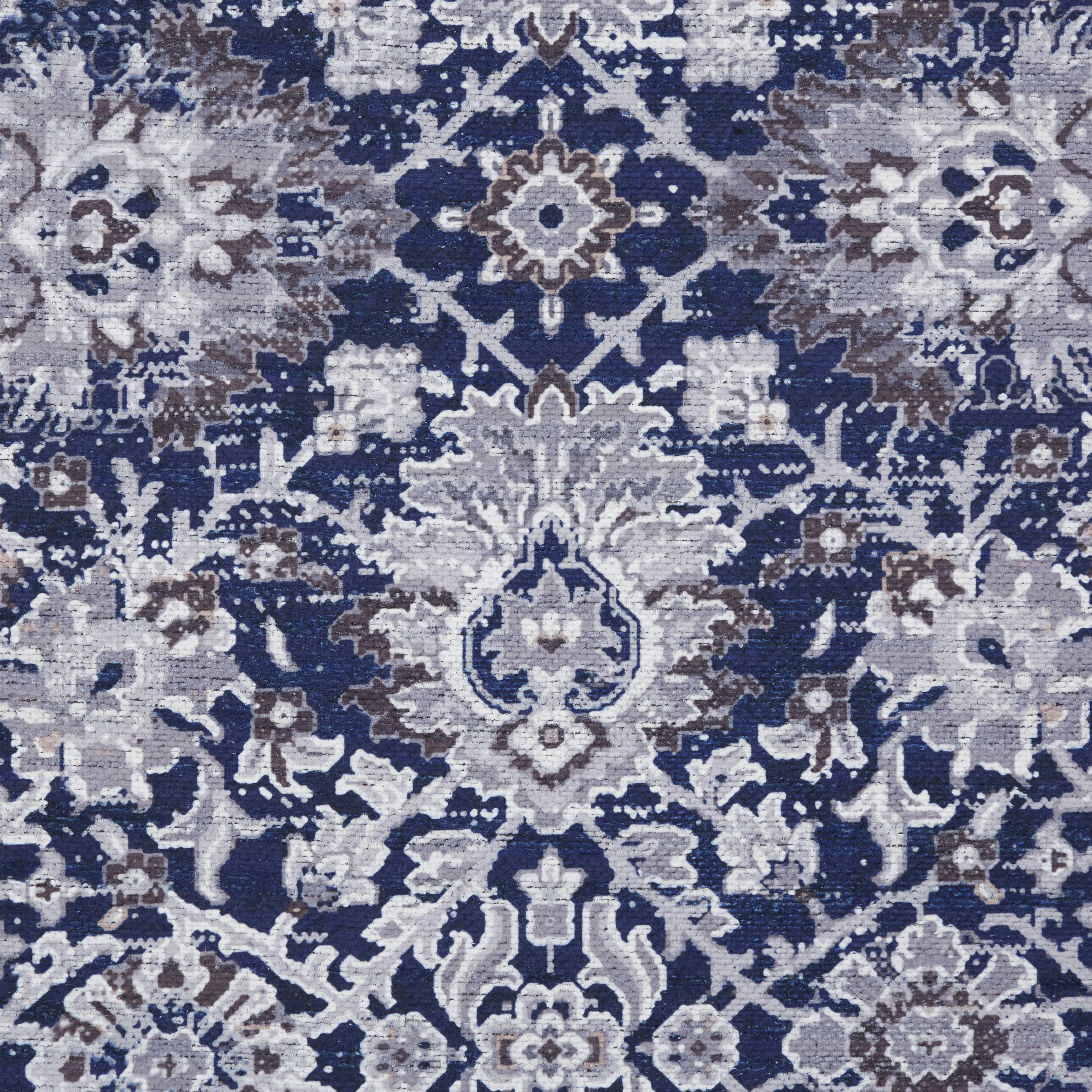 Style Selections 4 X 5 (ft) Dark Blue Indoor Throw Rug at Lowes.com