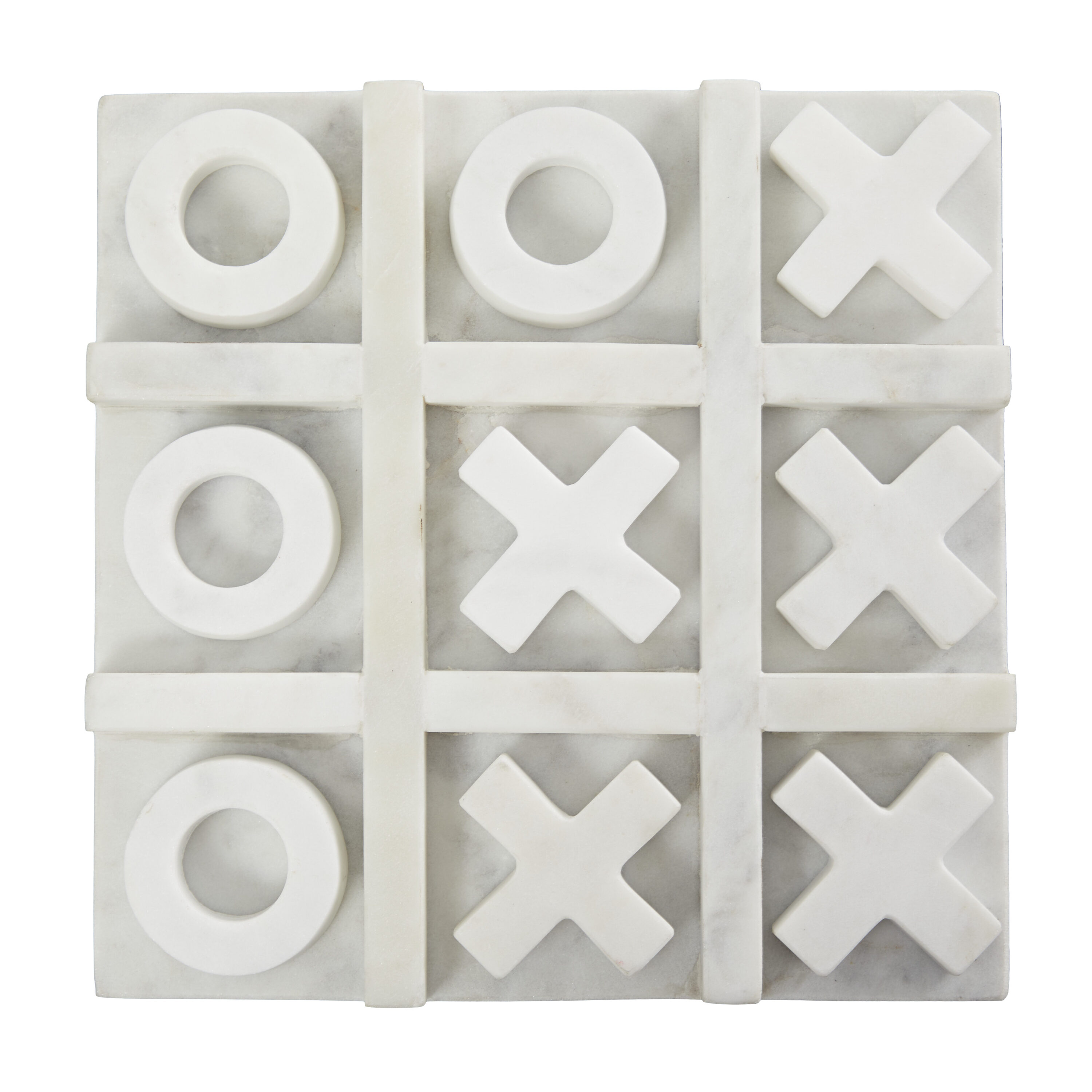 Grayson Lane 820406 White Marble Modern Sculpture
