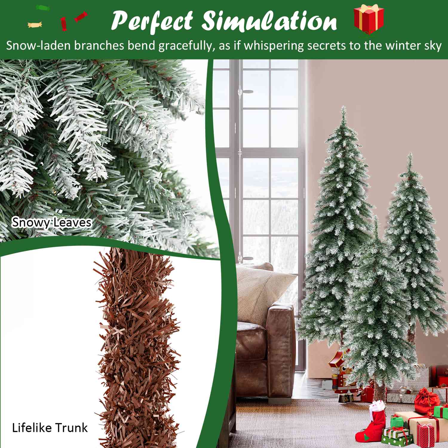 Costway CSHY000489 Artificial-Christmas-Trees - View #5