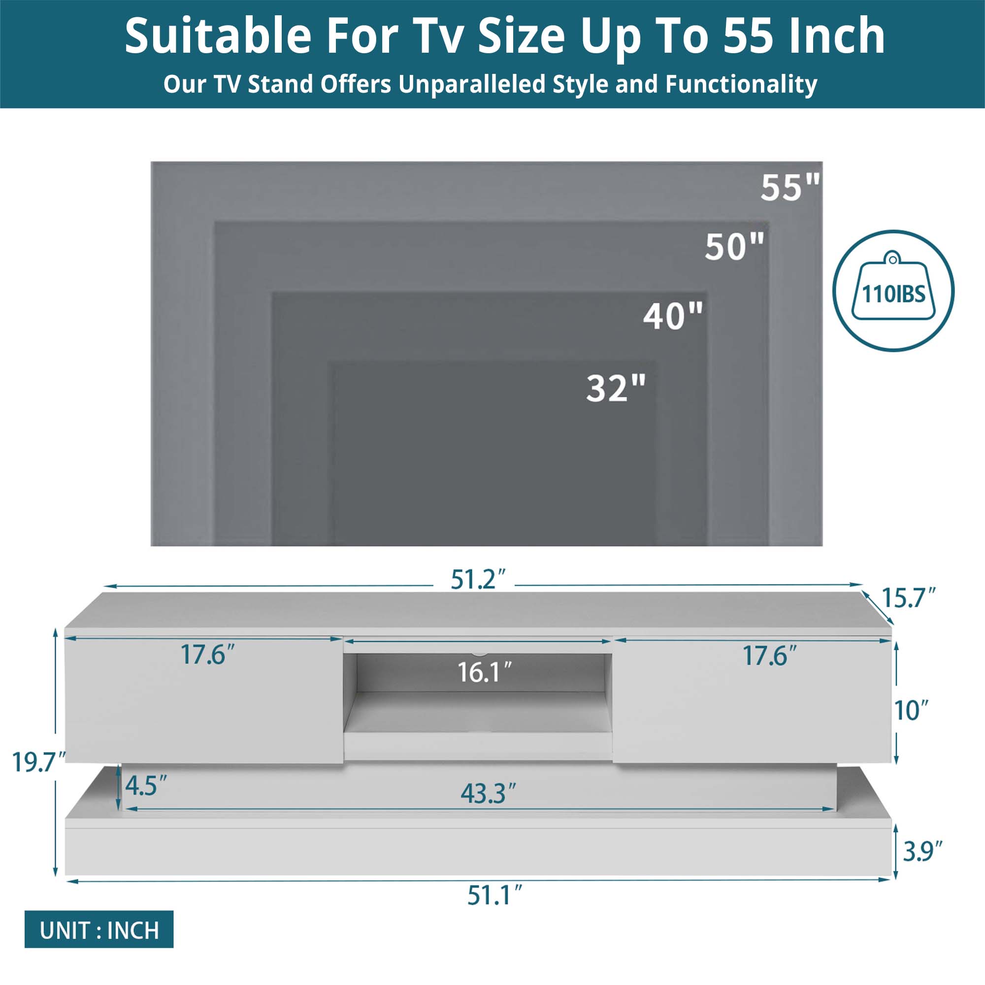 Sunrinx MG62-8-SC Tv-Stands - View #3