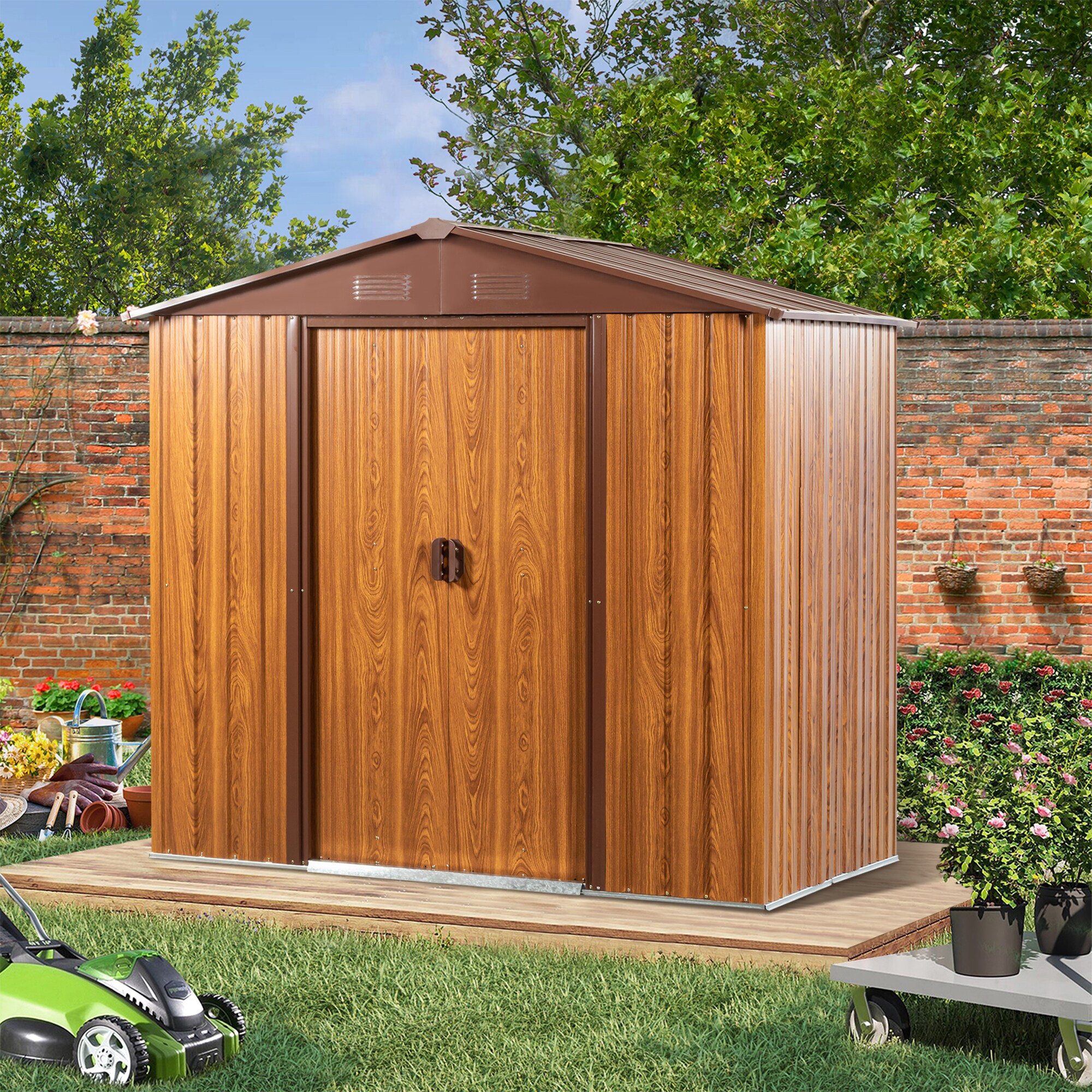 WELLFOR GGJS00266YB Metal-Storage-Buildings-Sheds - View #8